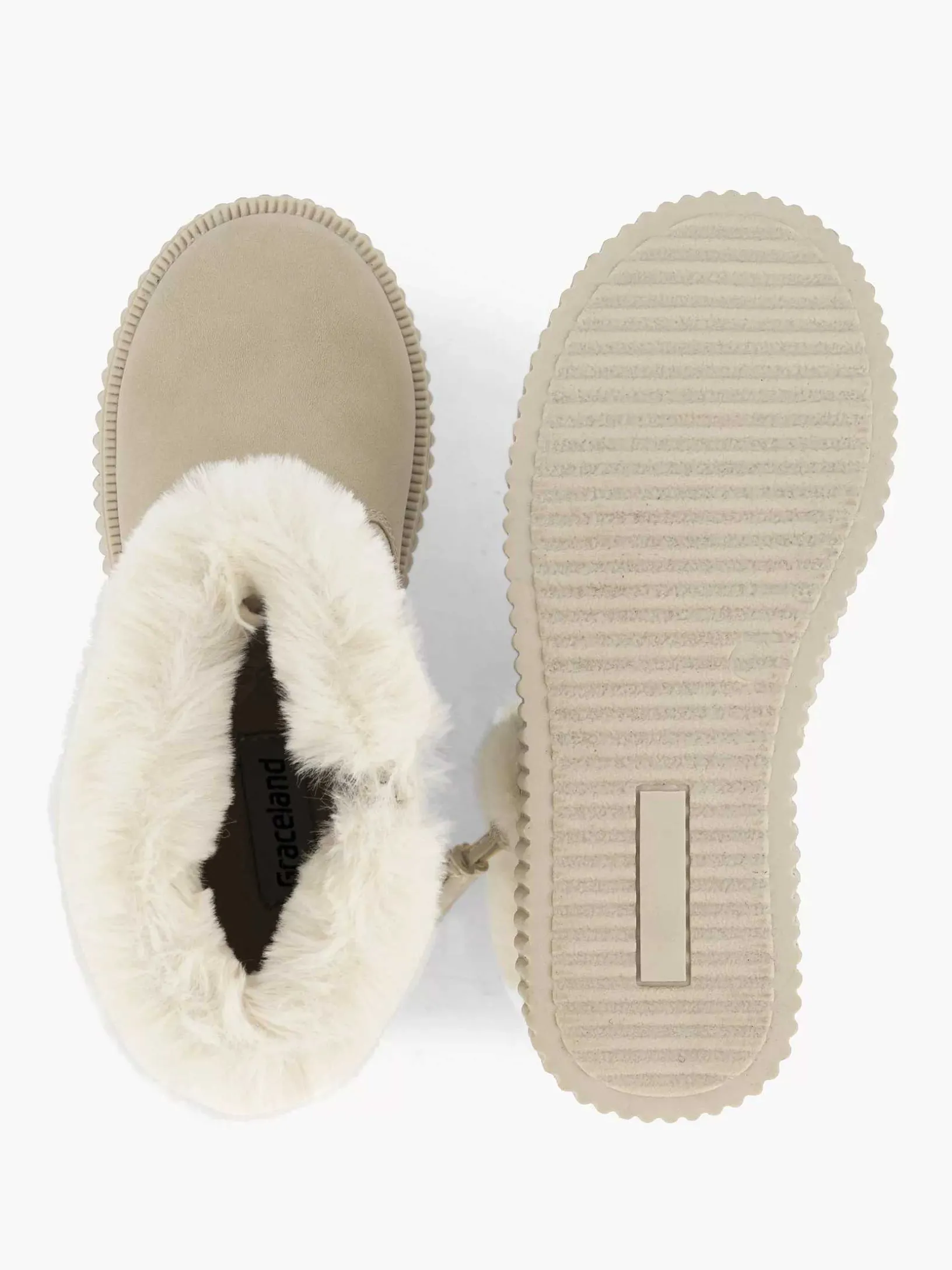 Beige Boot Teddy