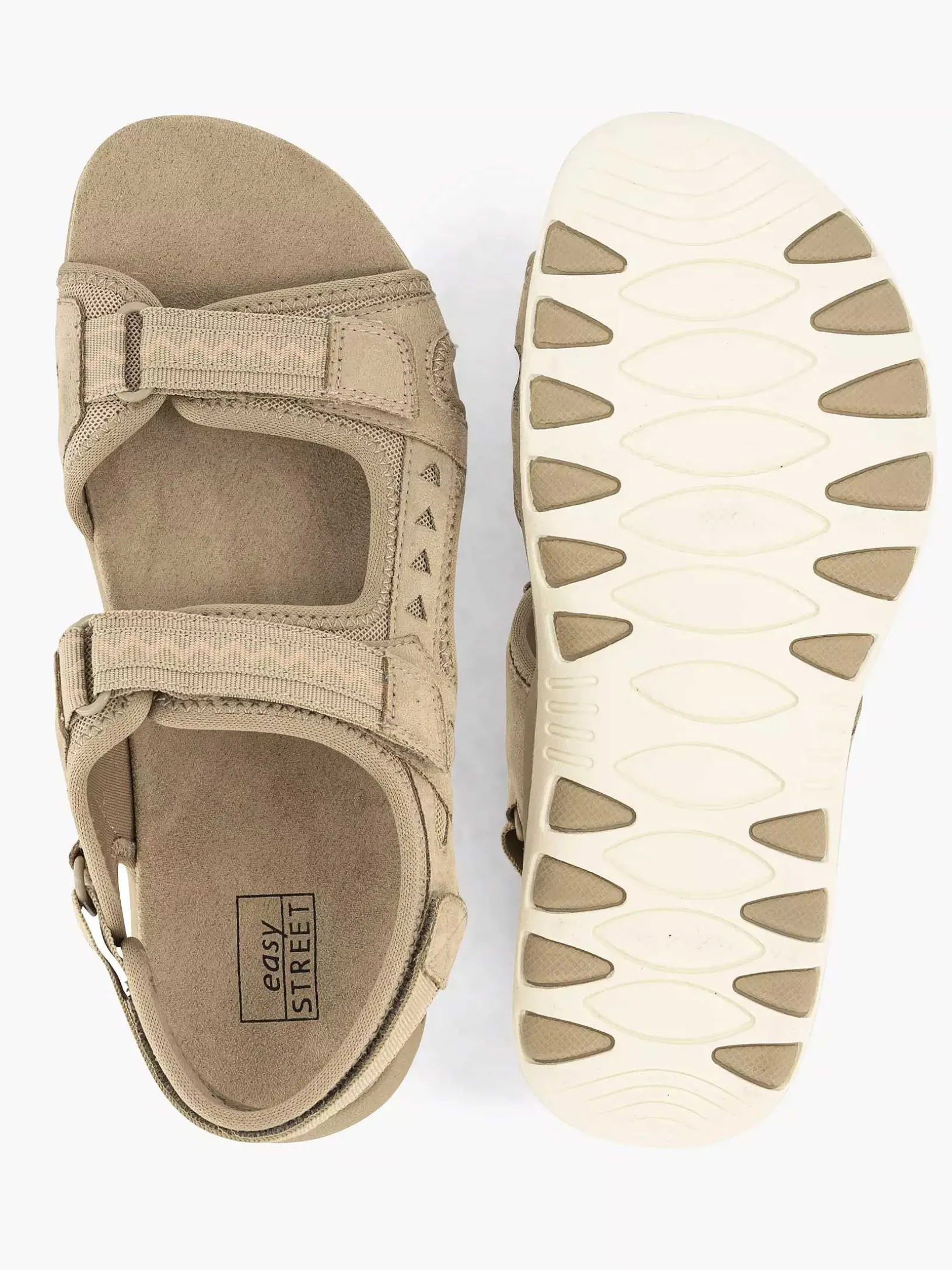 Beige Comfort Sandaal