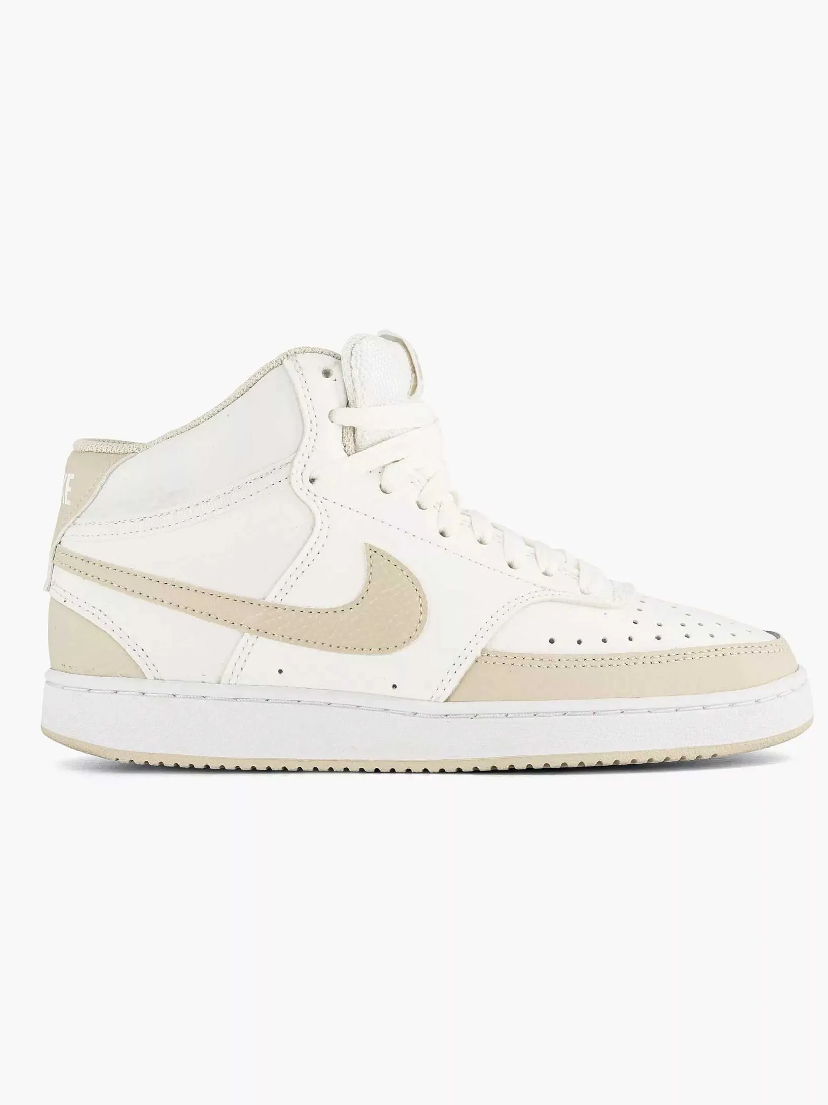 Beige Court Vision Mid
