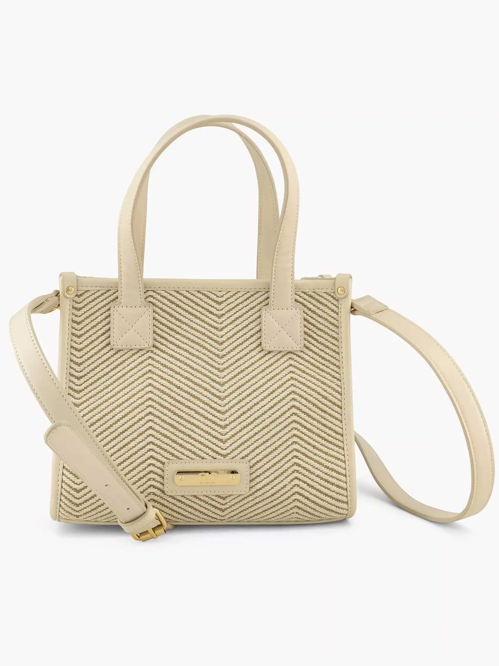 Beige Handtas