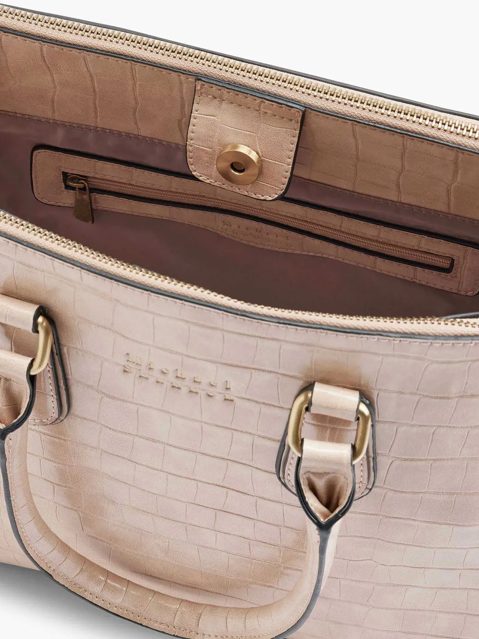 Beige Handtas