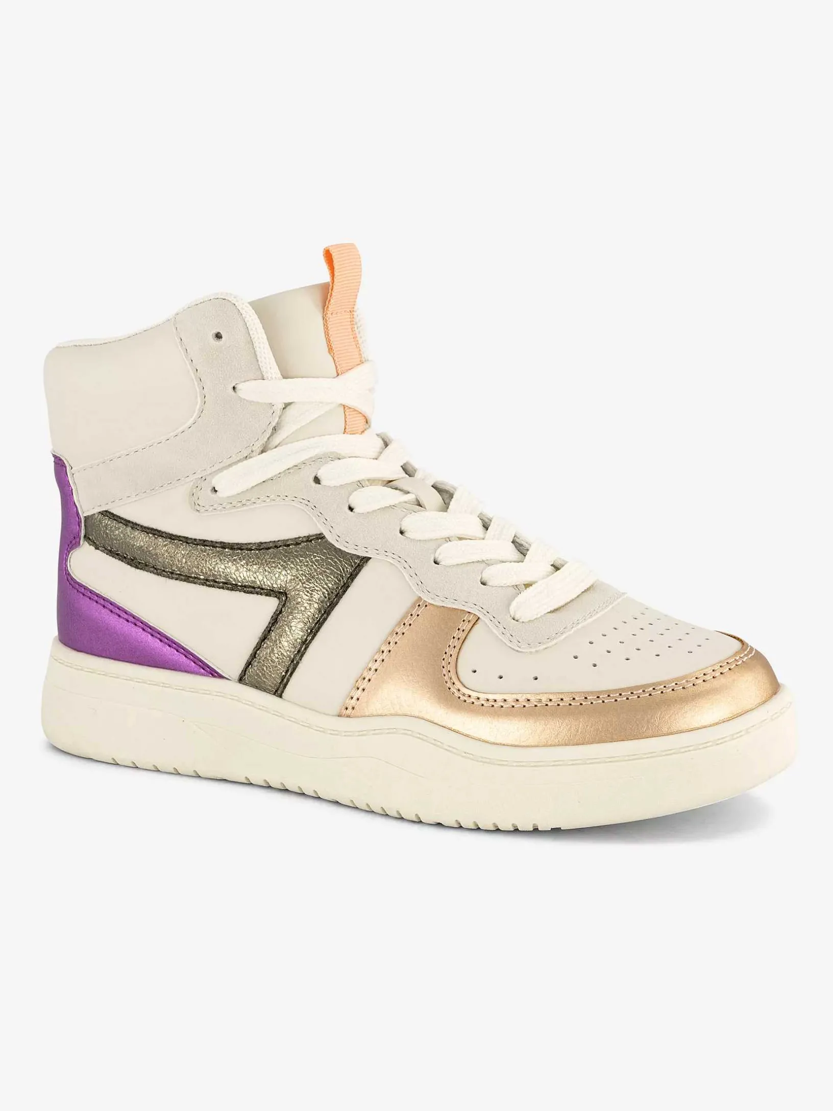 Beige Hoge Sneaker
