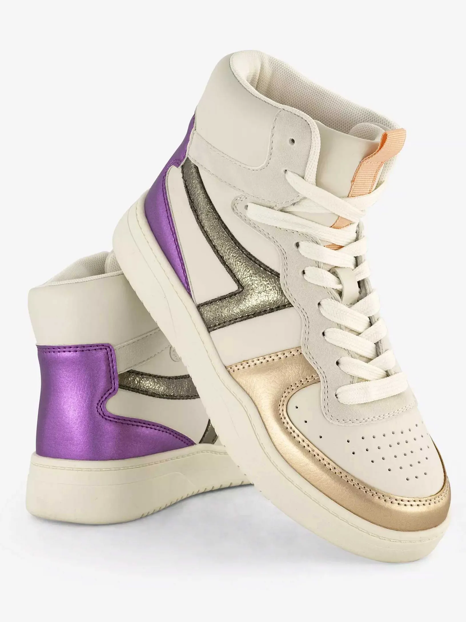 Beige Hoge Sneaker
