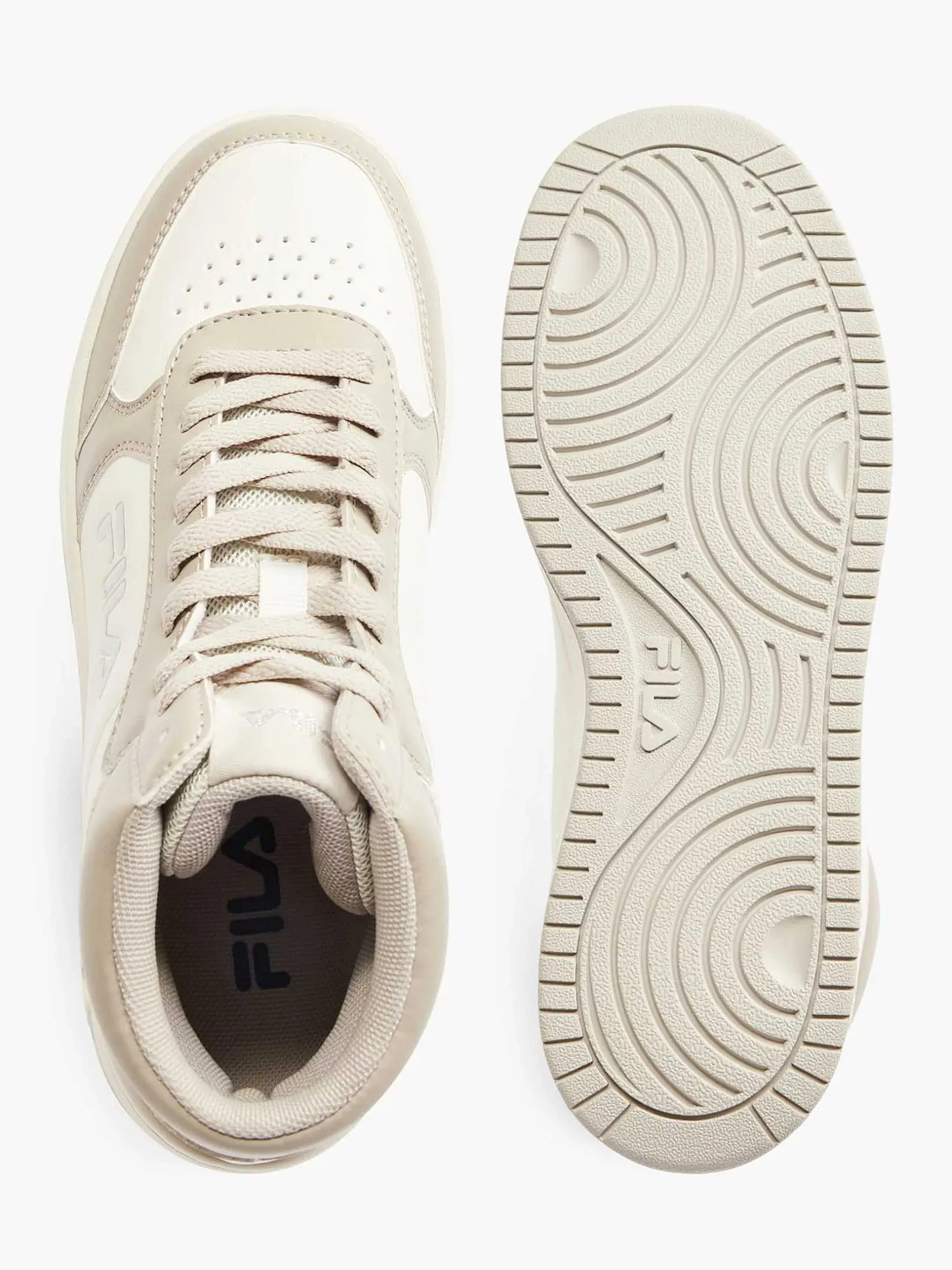 Beige Hoge Sneaker