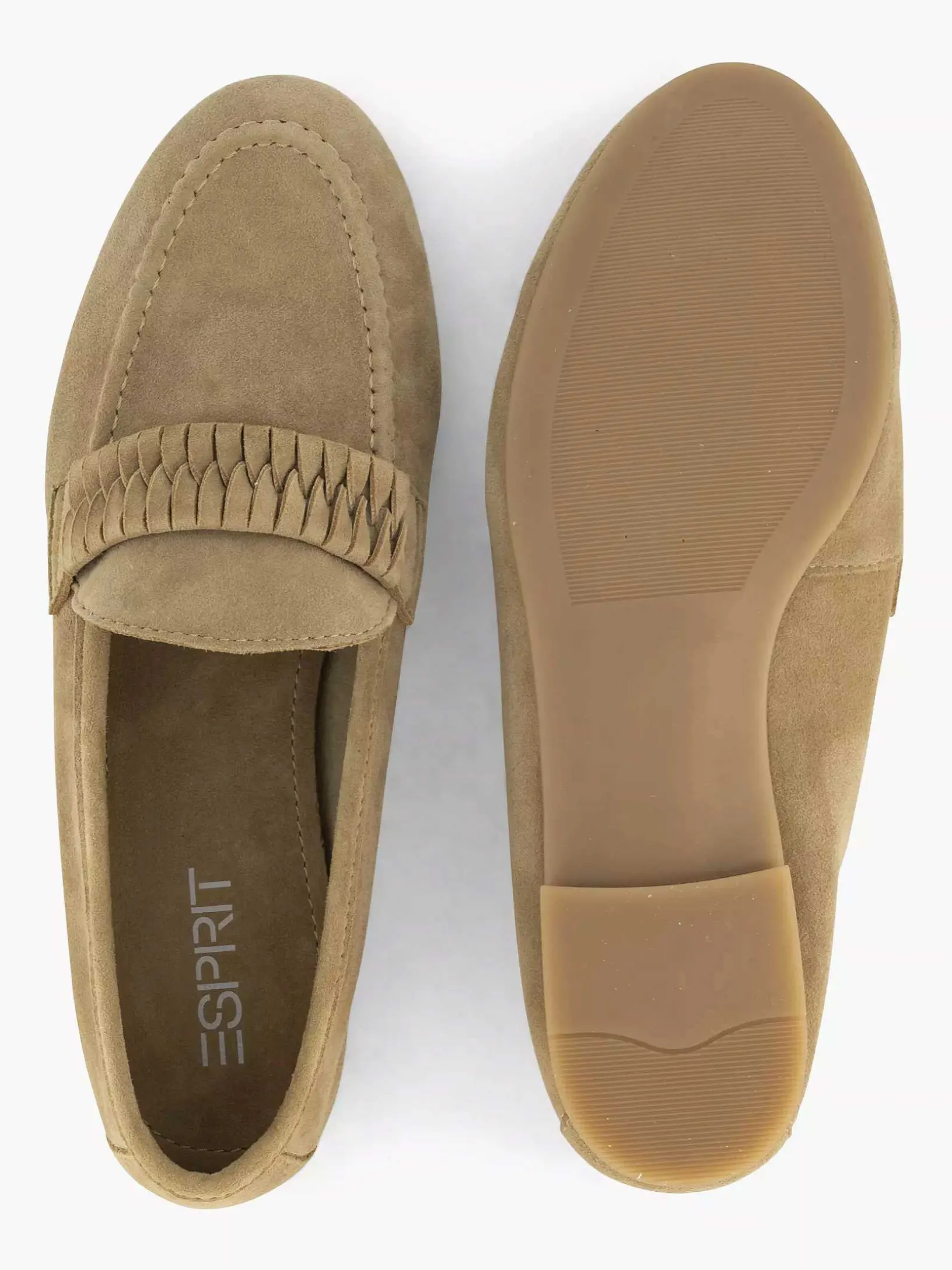 Beige Leren Loafer
