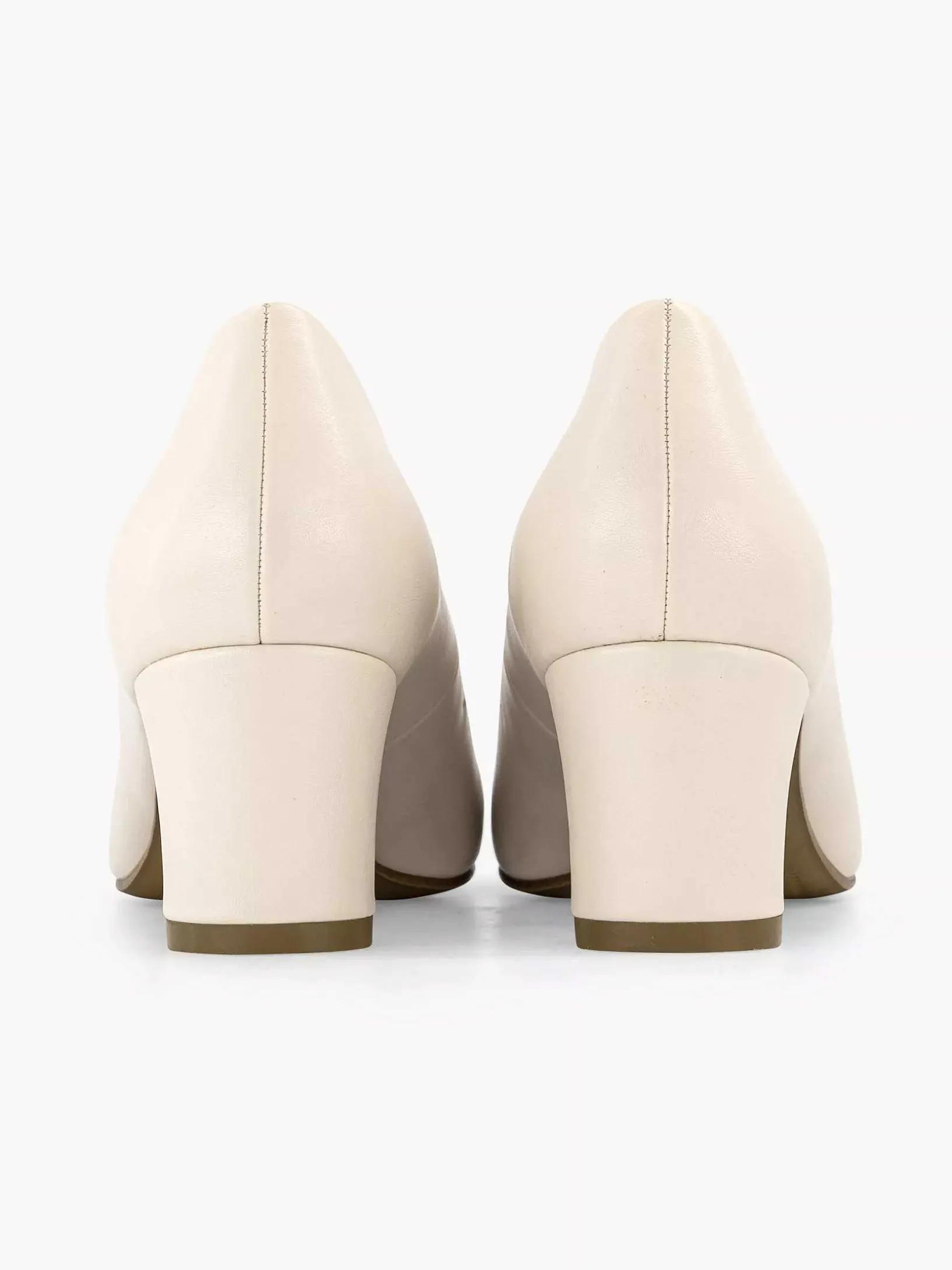 Beige Pump Blokhak
