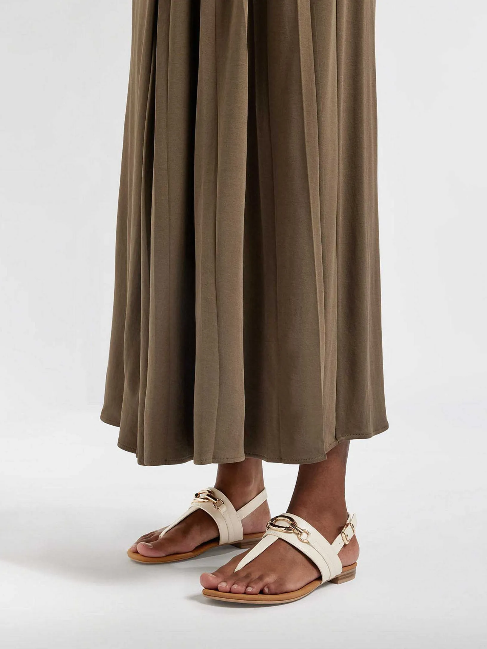 Beige Sandaal Sierketting