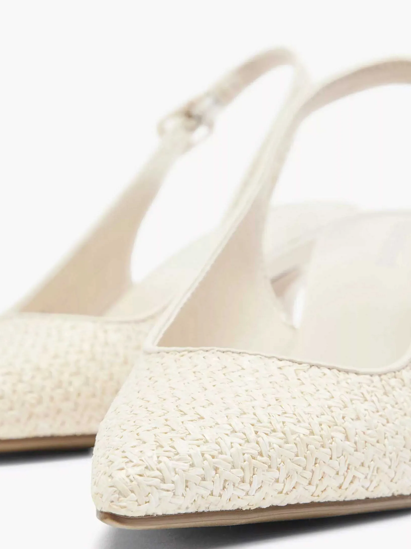 Beige Slingback Pump