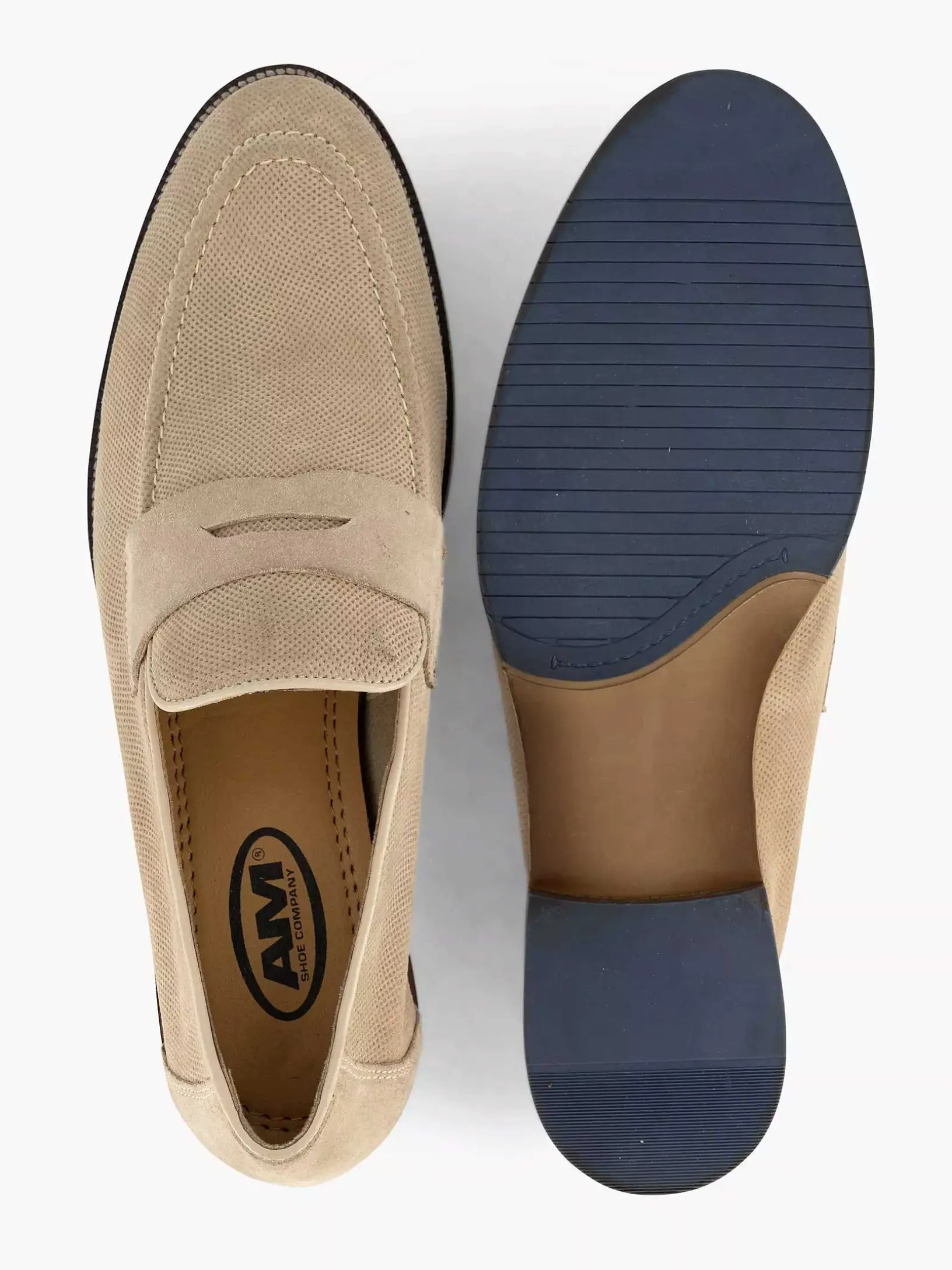 Beige Suede Instapper