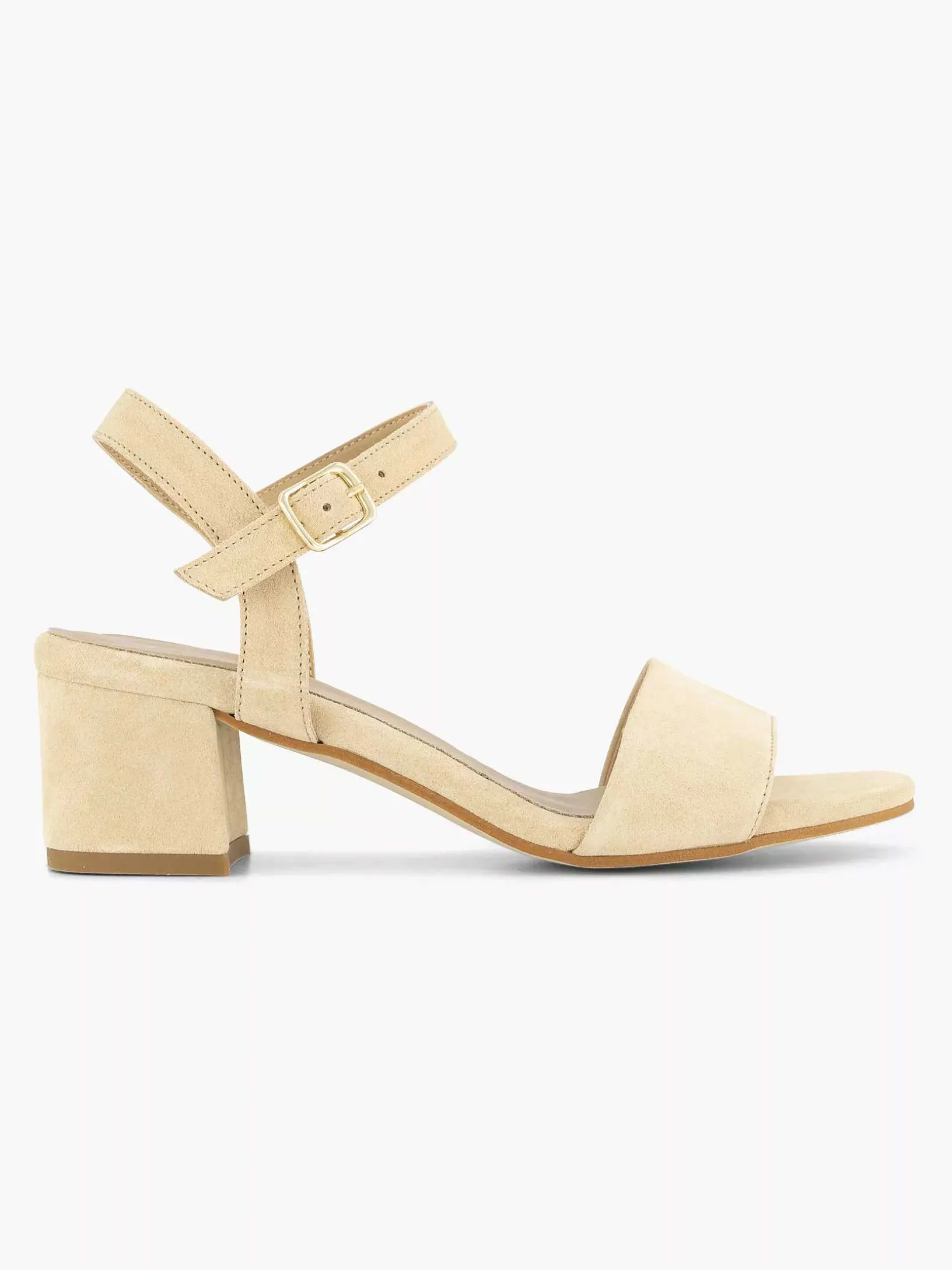 Beige Suede Sandalette