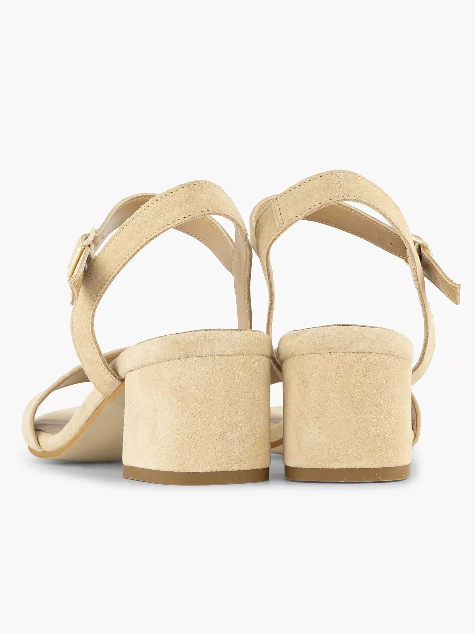Beige Suede Sandalette