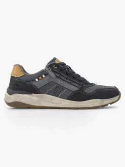 Blauwe Comfort Veterschoen