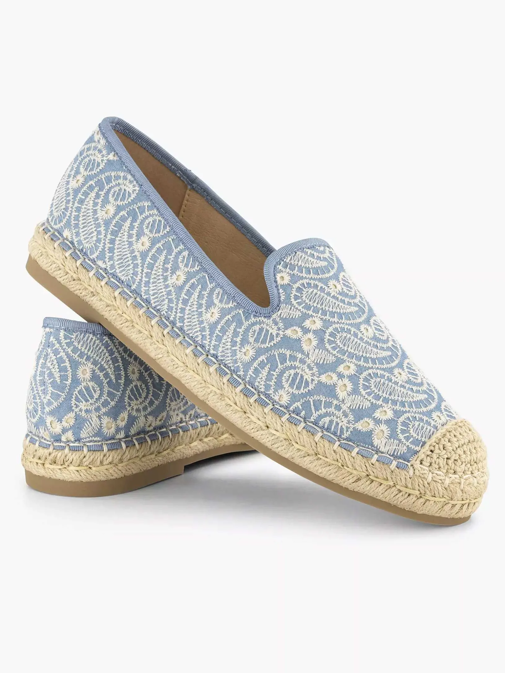 Blauwe Espadrille