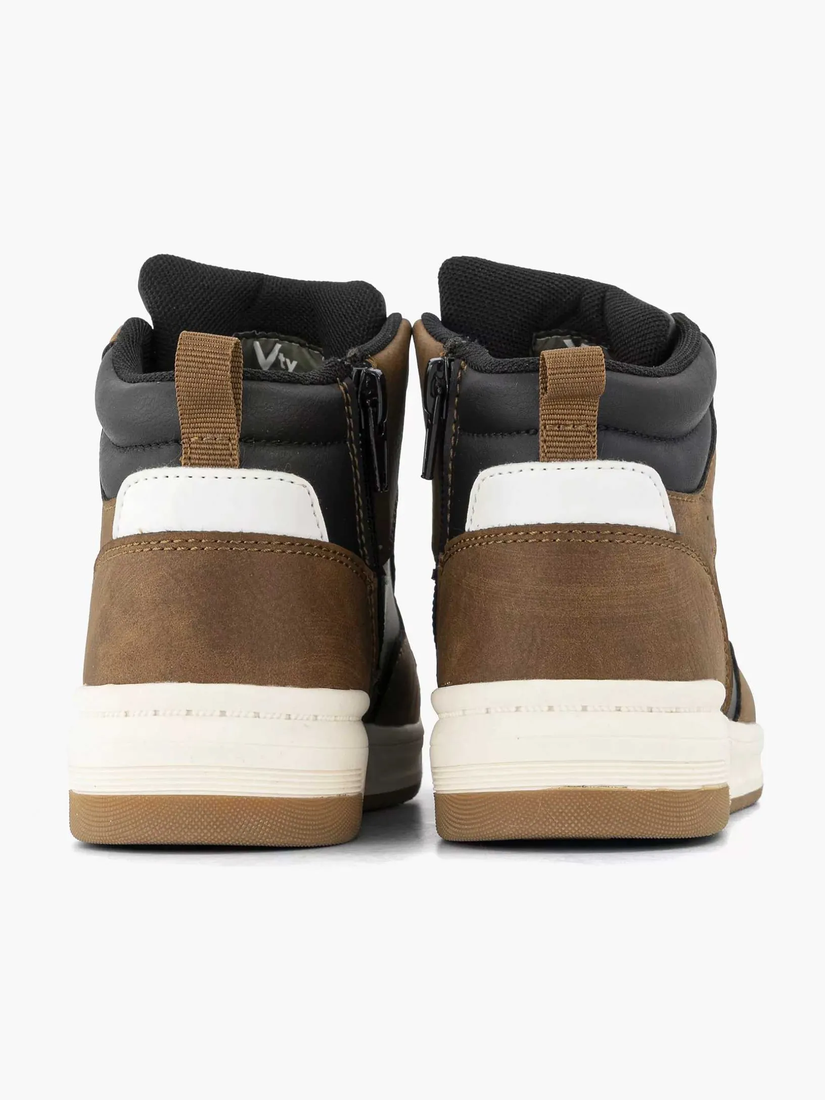 Bruine Hoge Sneaker