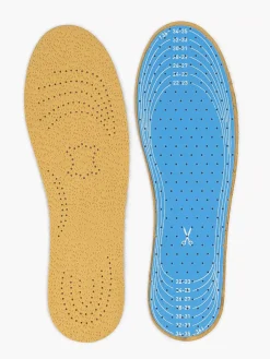 Bruine Leren Inlegzool 22-36