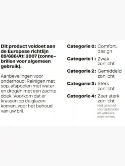 Bruine Zonnebril Met Panterprint