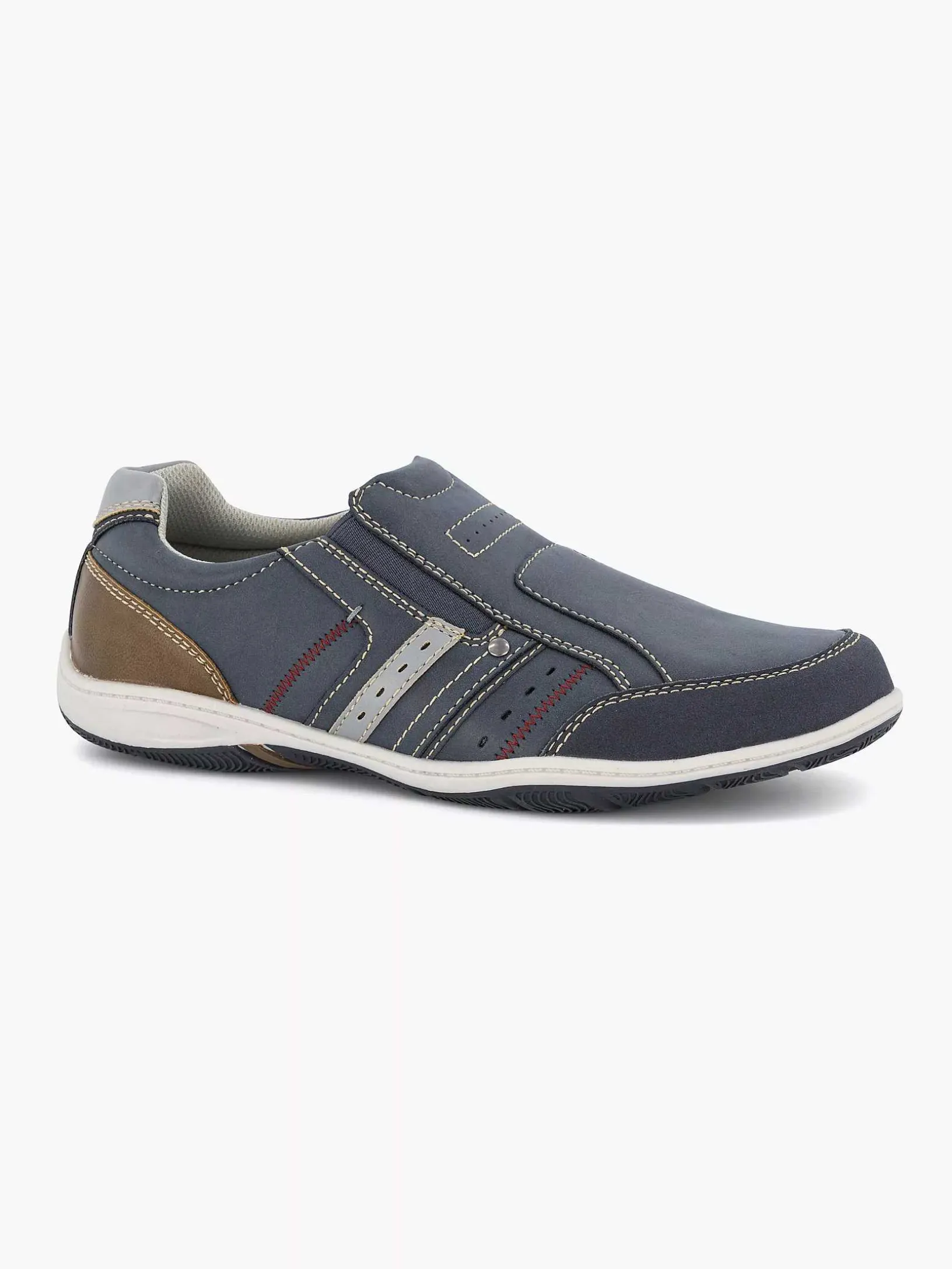 Donkerblauwe Comfort Instapper
