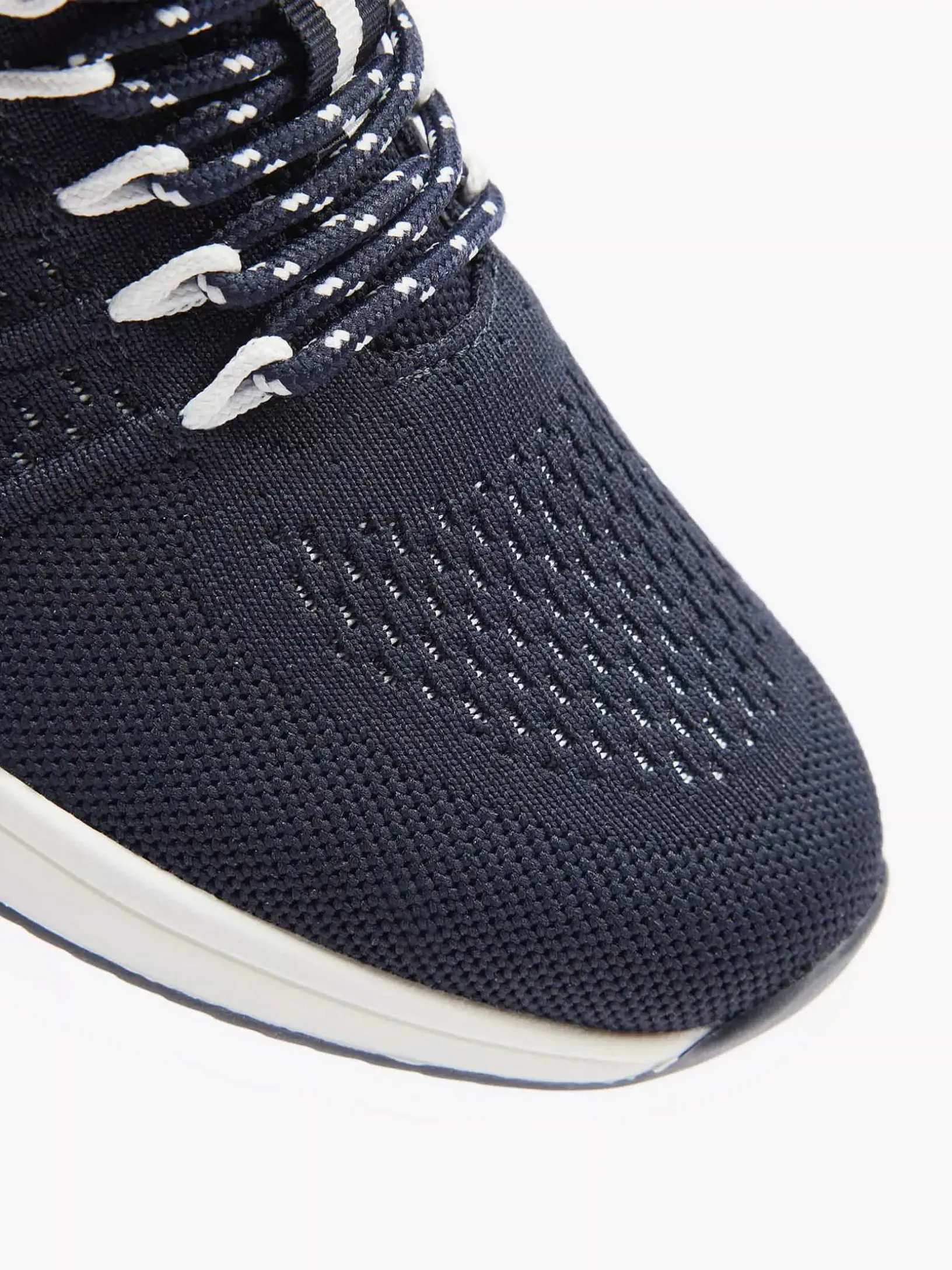 Donkerblauwe Leren Comfort Sneaker
