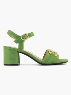 Groene Sandalette Sierketting