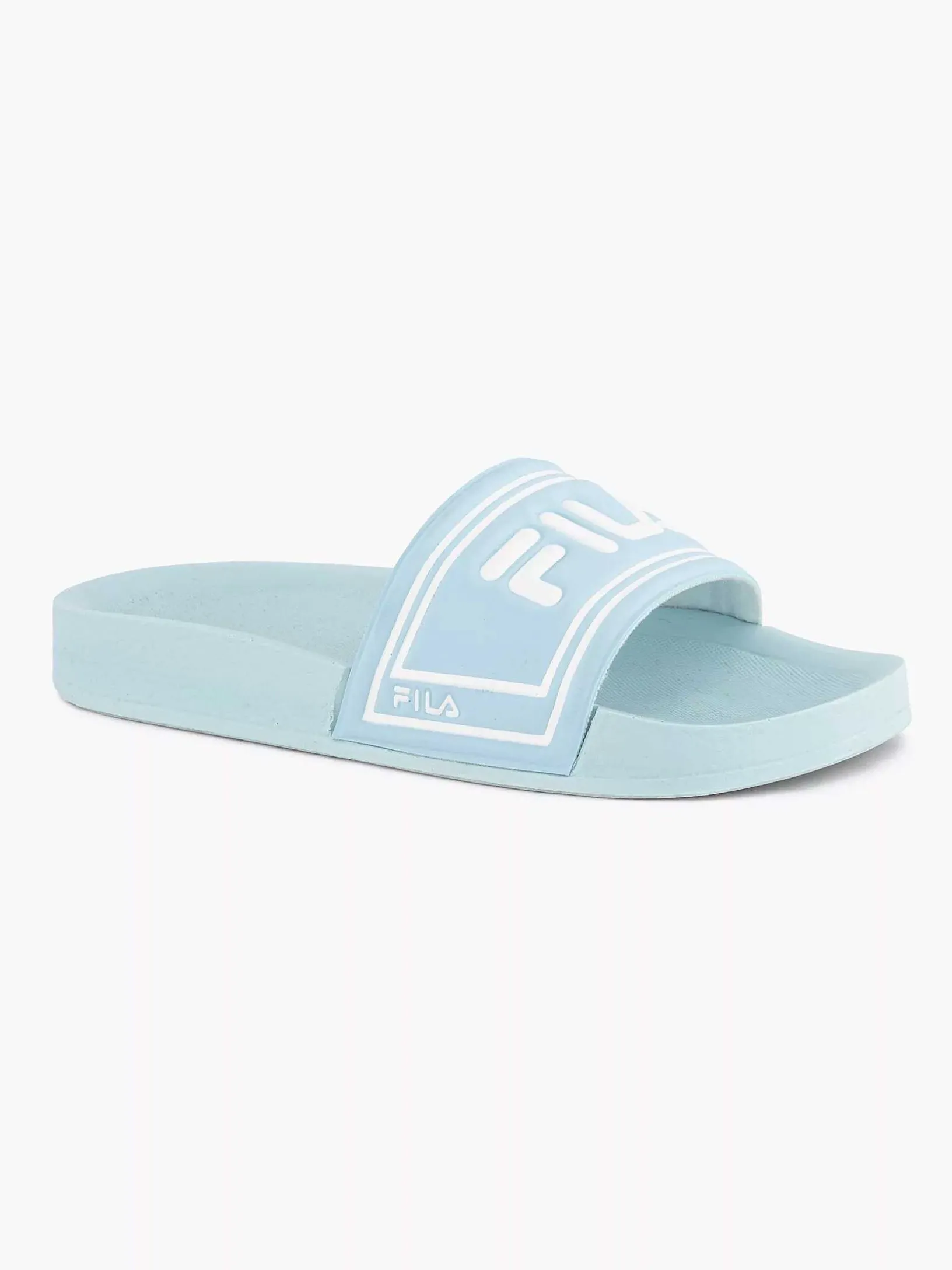 Lichtblauwe Badslipper