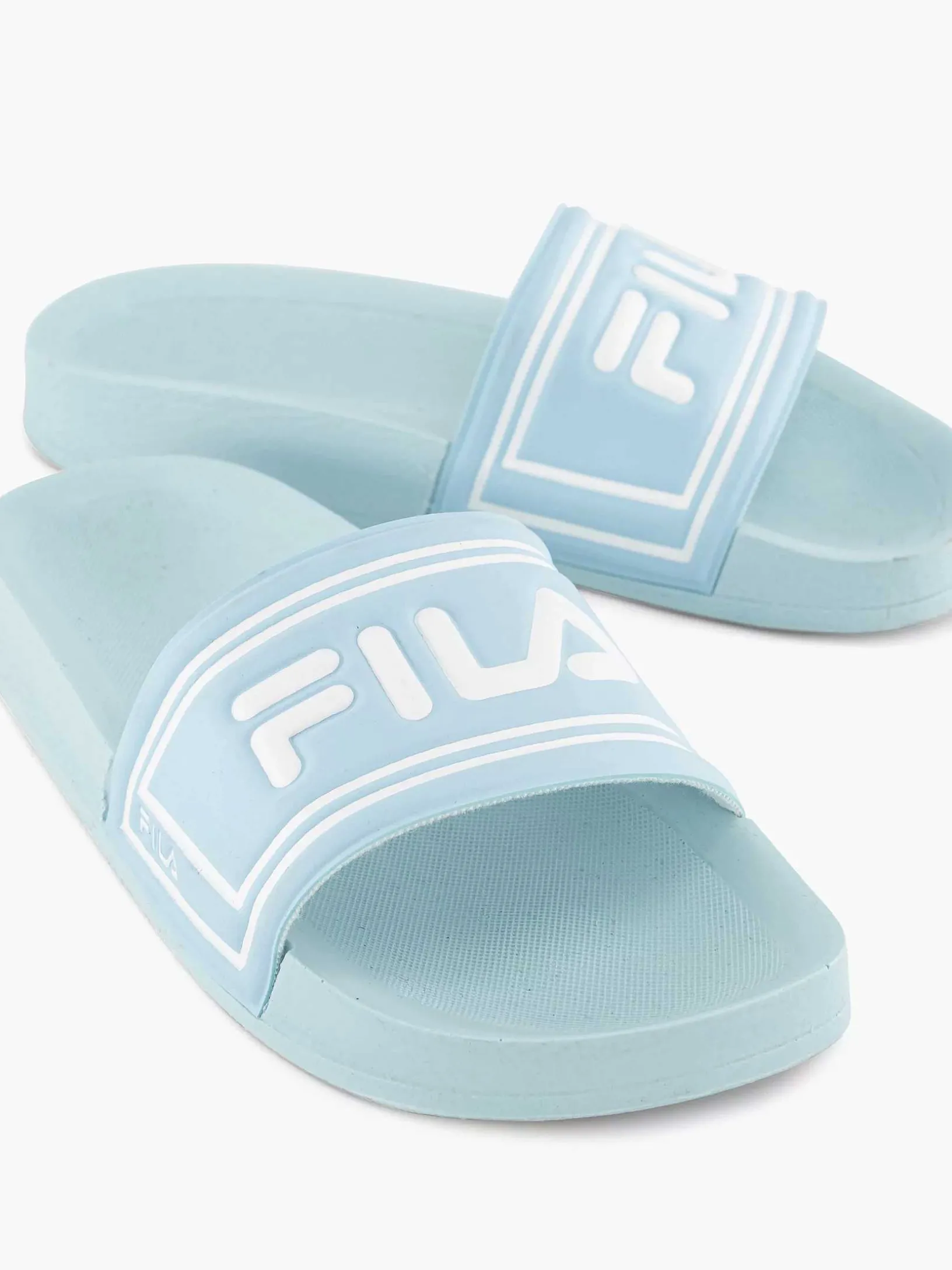 Lichtblauwe Badslipper