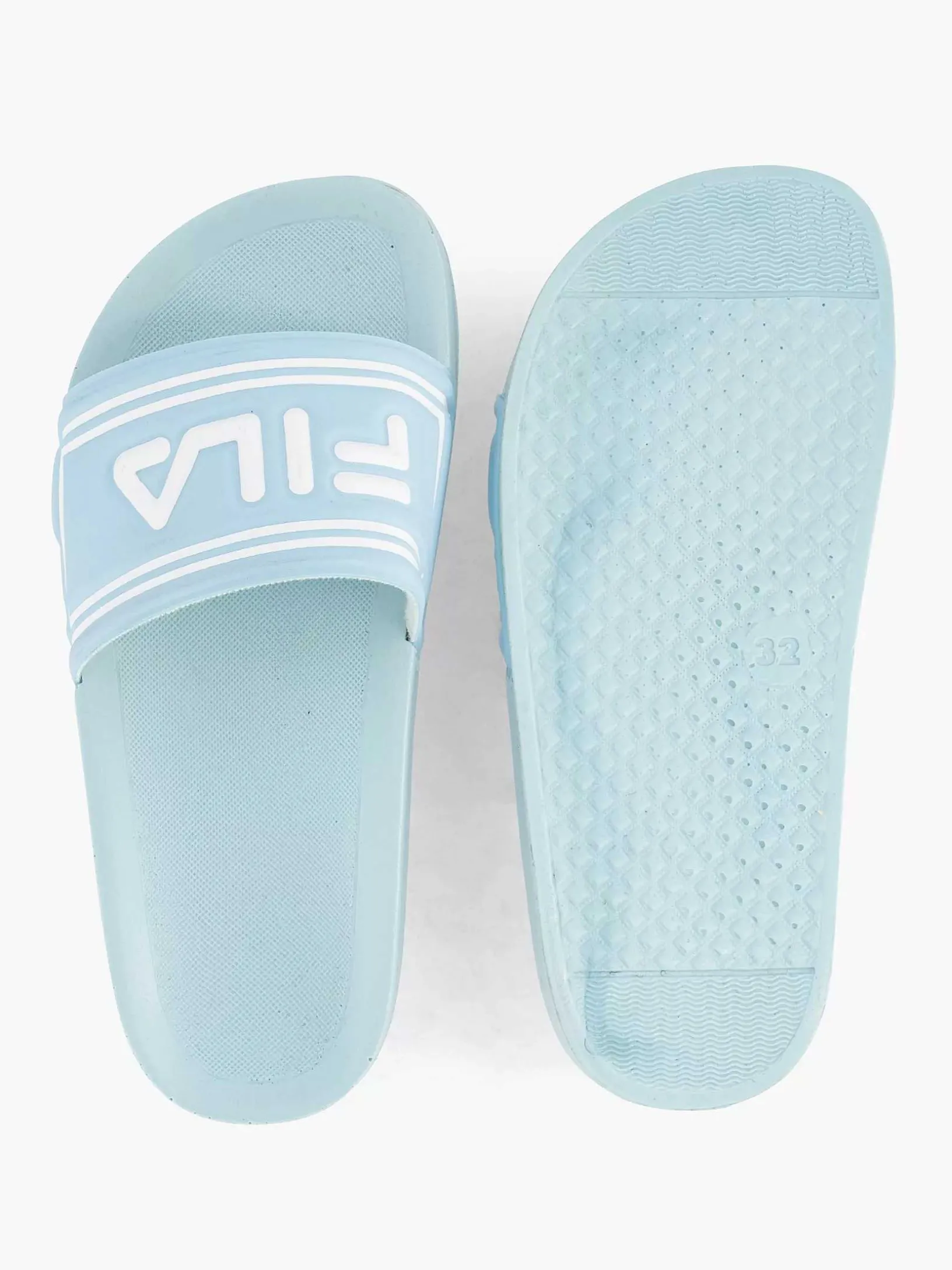 Lichtblauwe Badslipper
