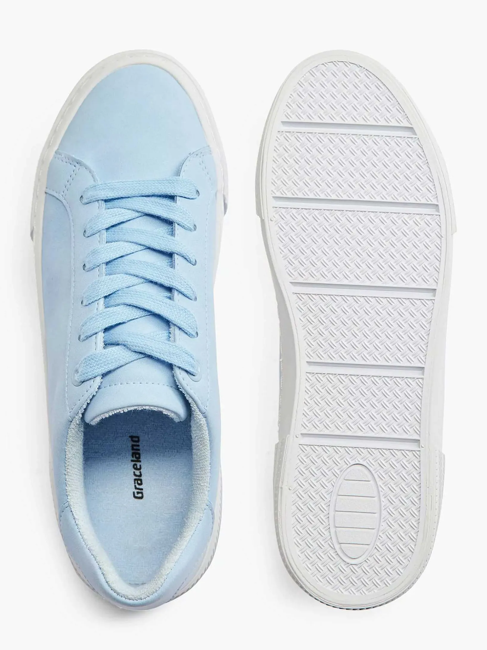 Lichtblauwe Sneaker