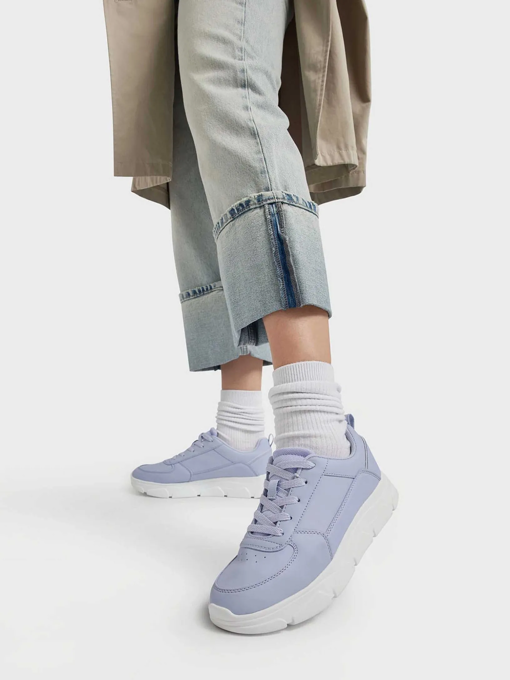 Lila Chunky Sneaker