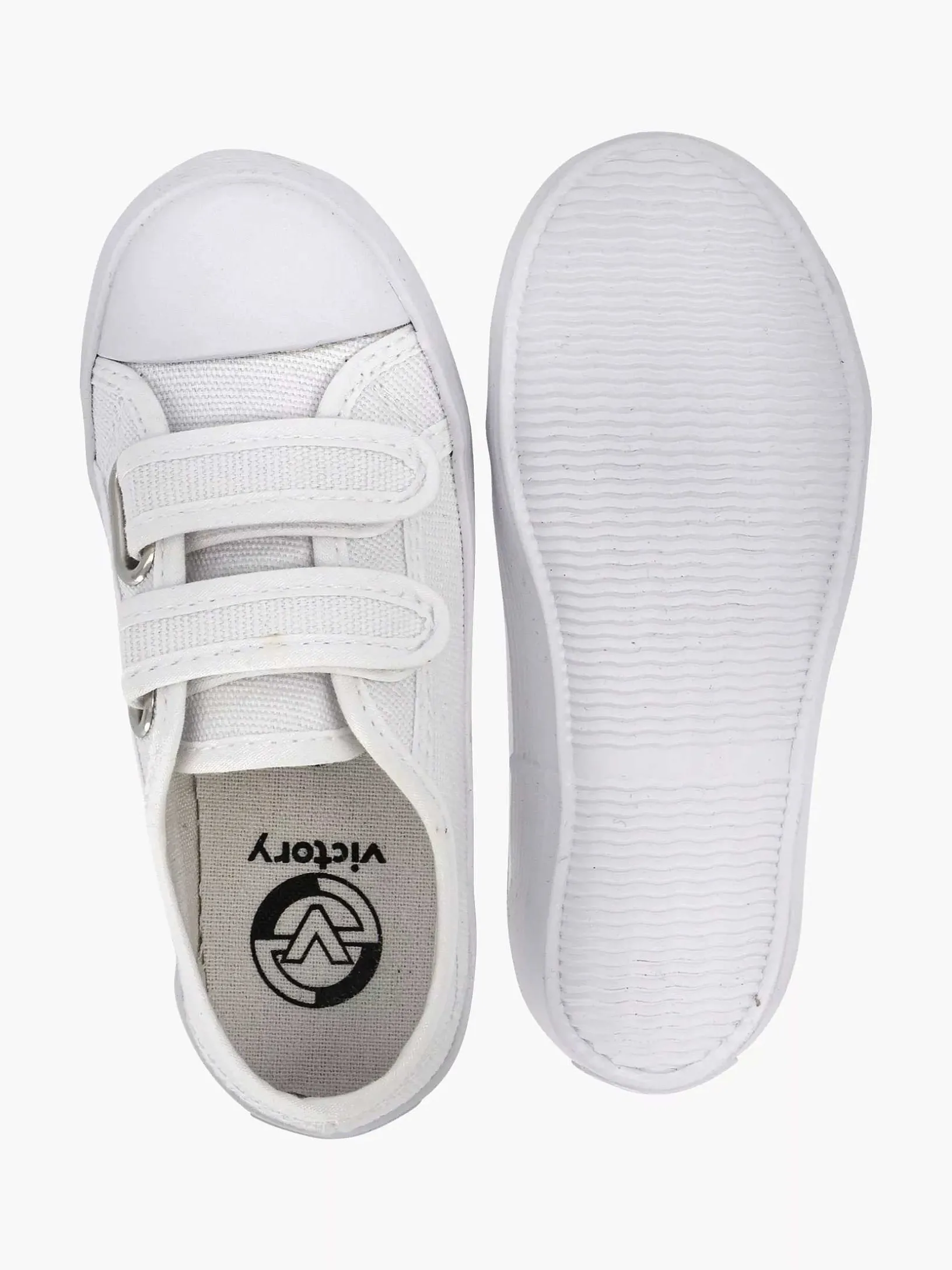 Witte Gymschoen Klittenband