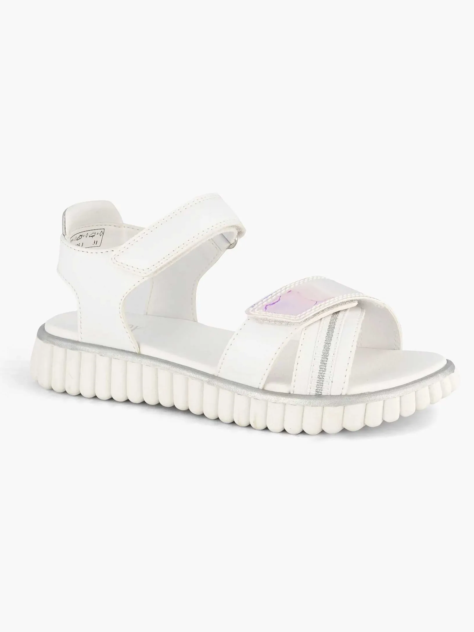 Witte Platform Sandaal