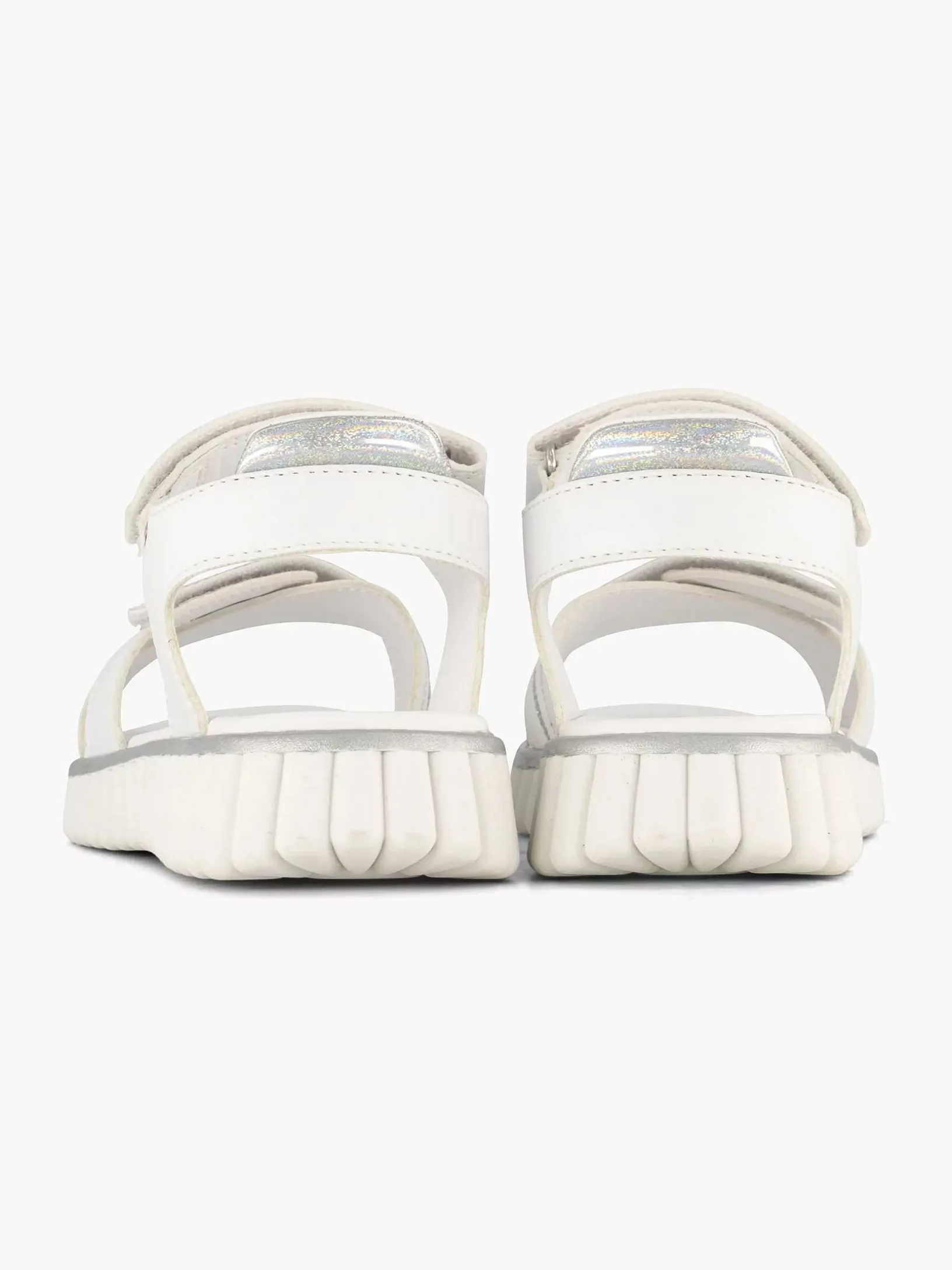 Witte Platform Sandaal