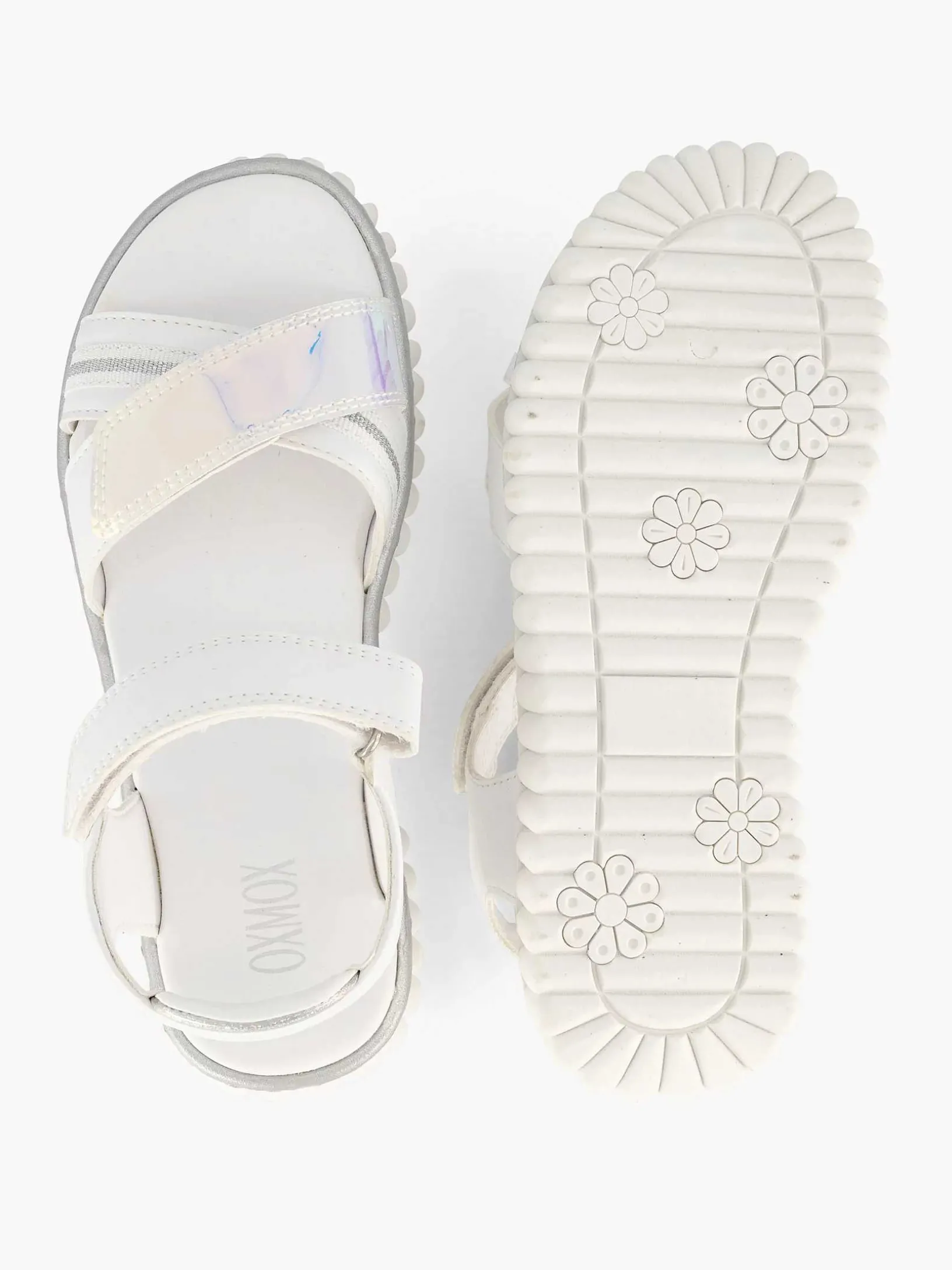 Witte Platform Sandaal