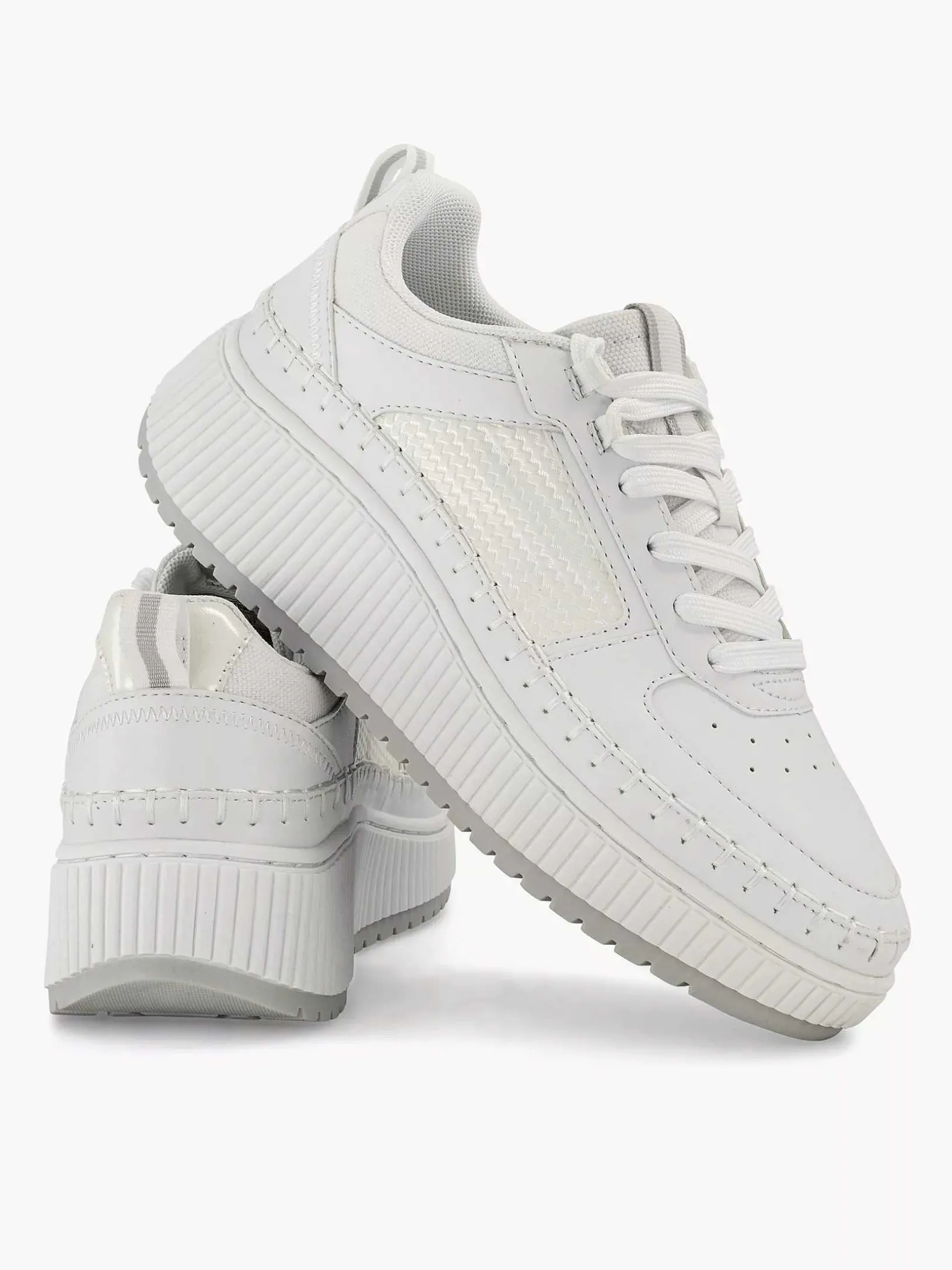 Witte Platform Sneaker
