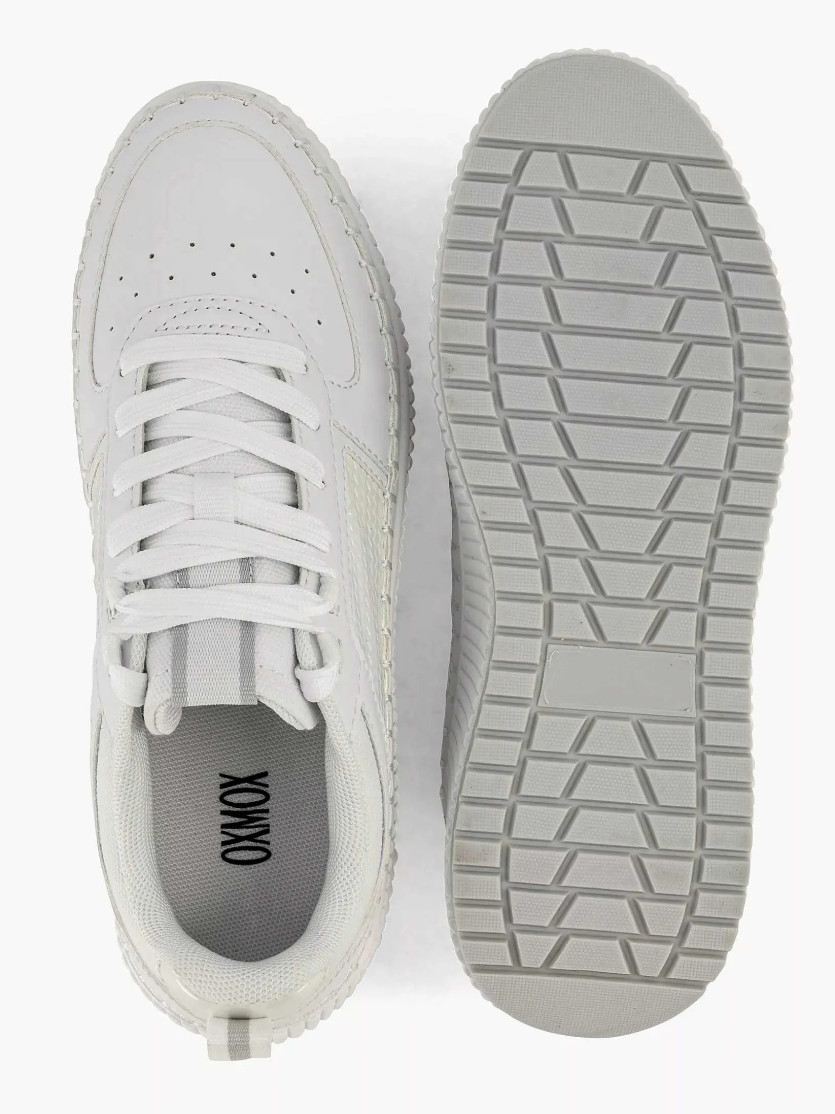 Witte Platform Sneaker