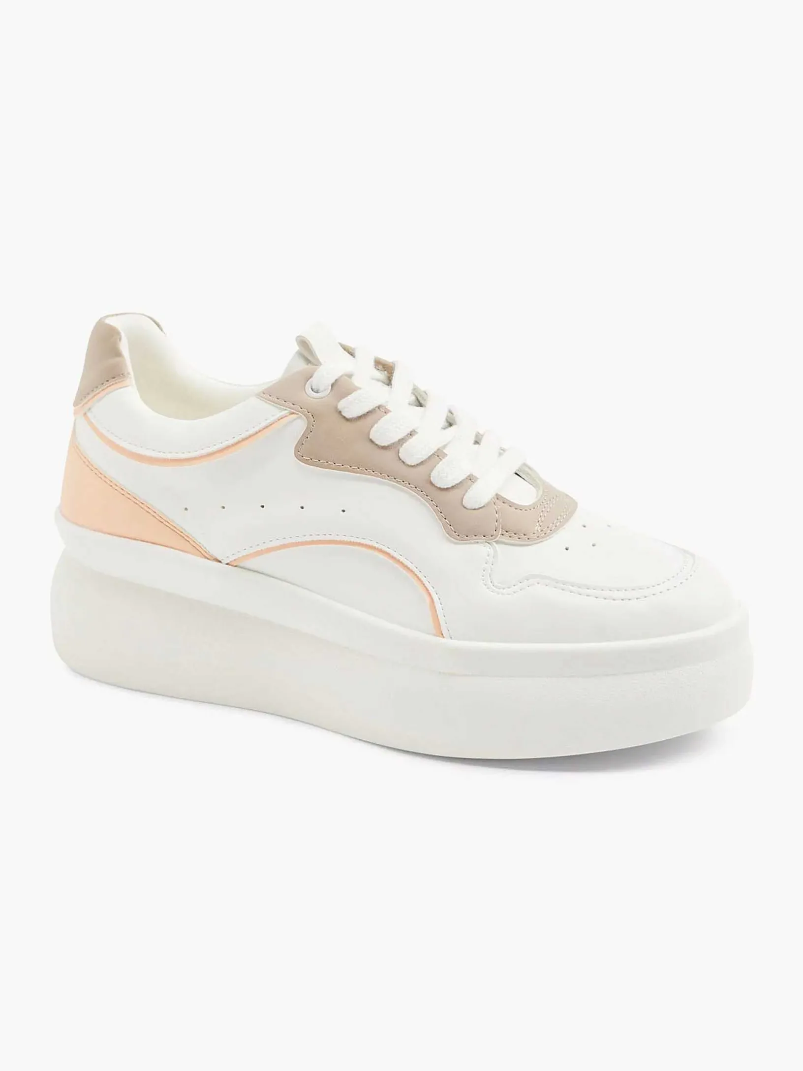 Witte Platform Sneaker