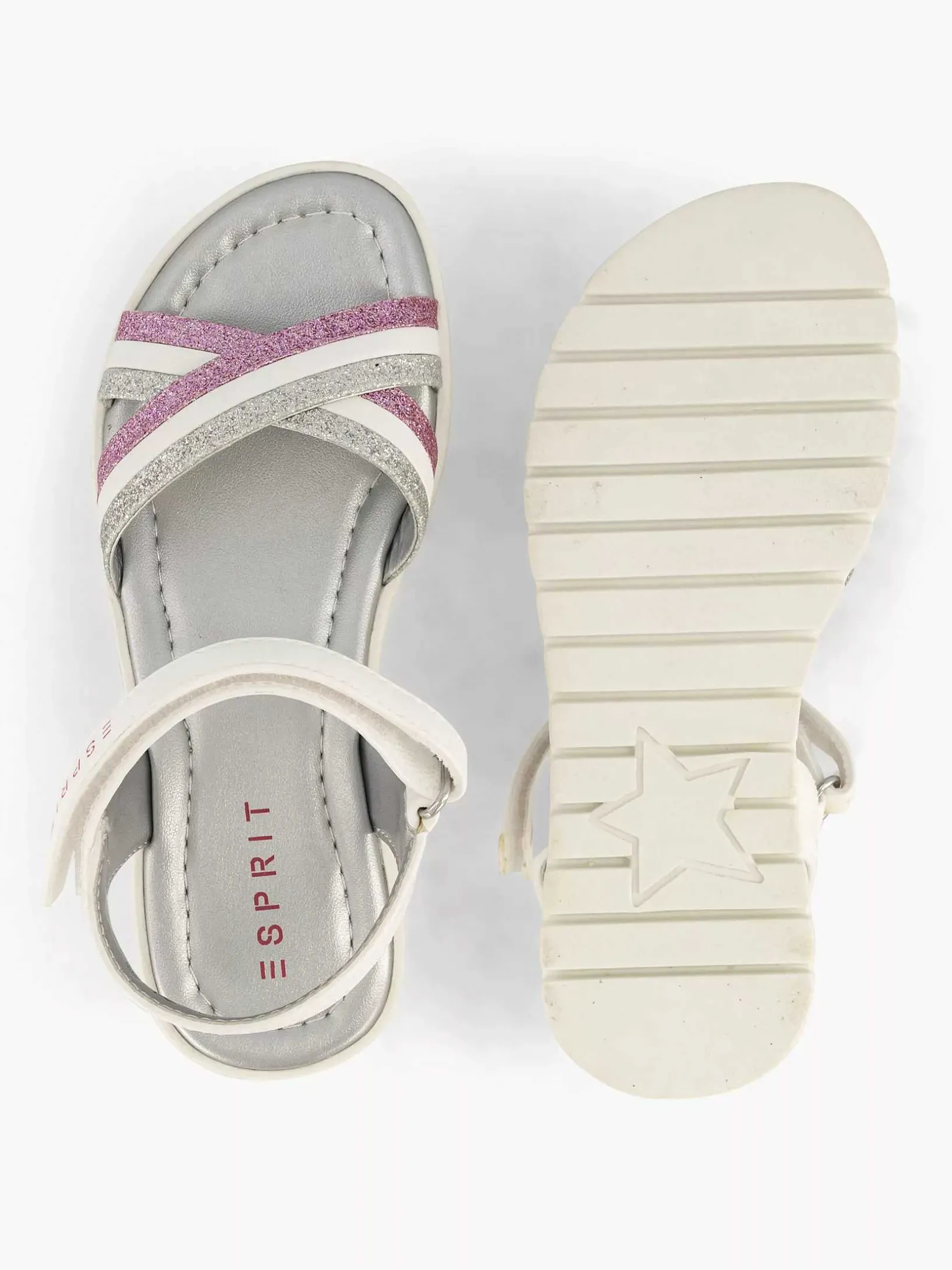 Witte Sandaal Glitters