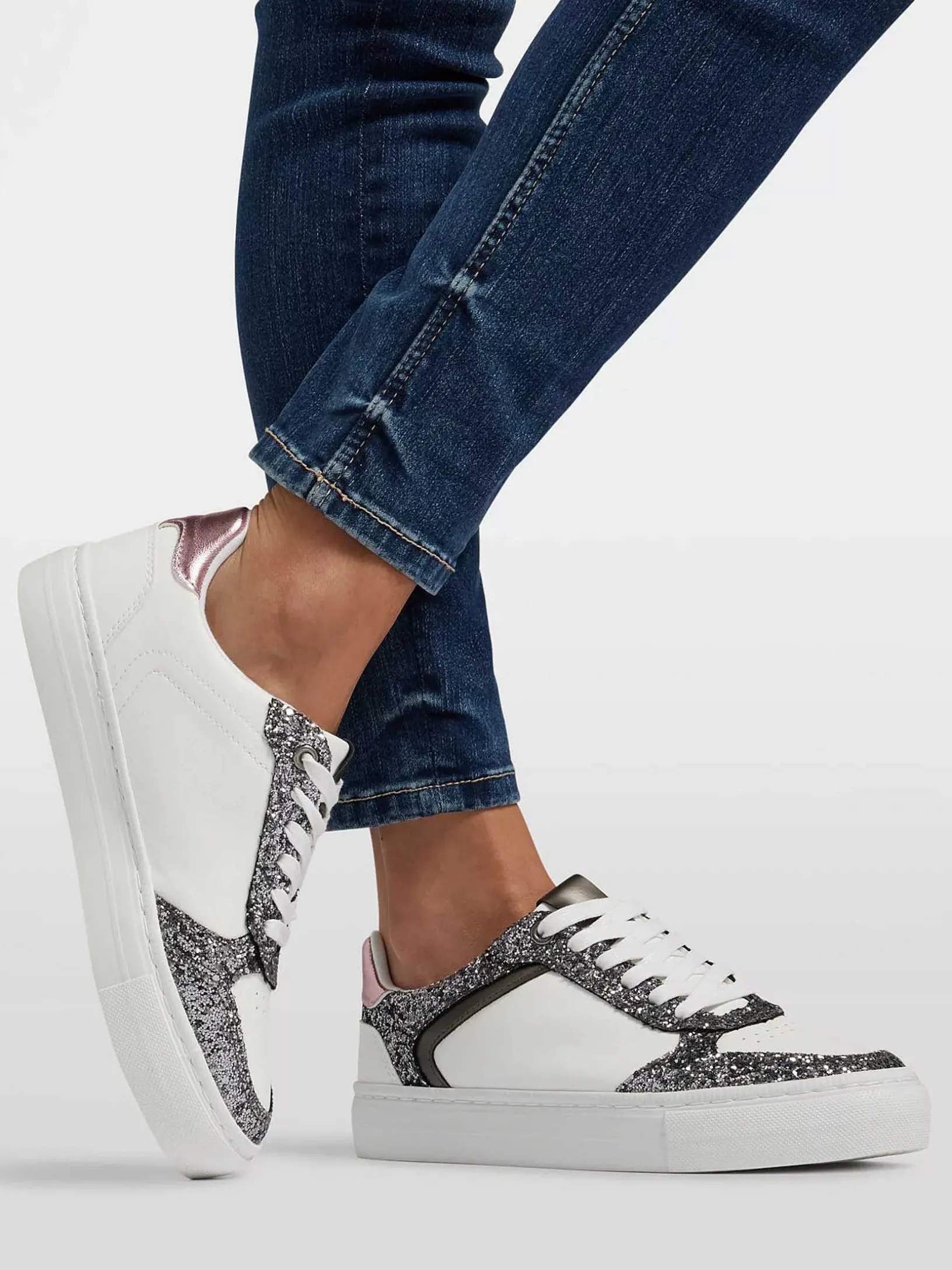 Witte Sneaker Glitter