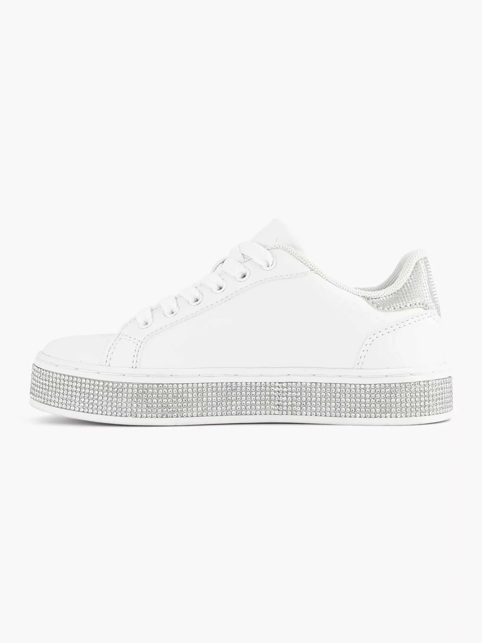 Witte Sneaker Steentjes