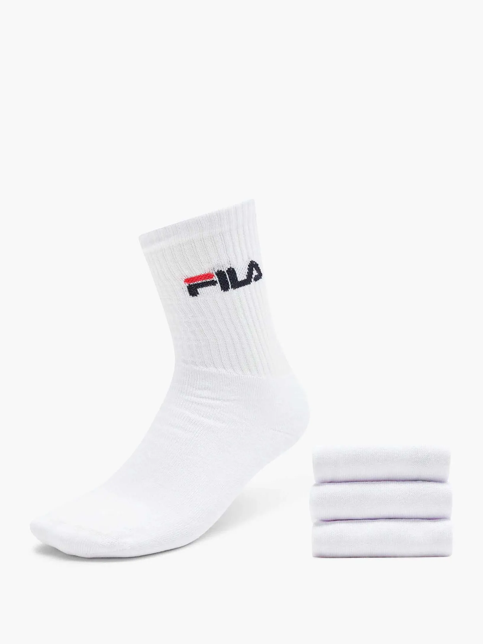 Witte Sportsok 3 Pak