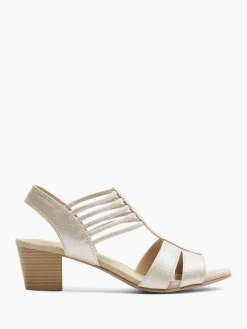 Zilveren Sandalette