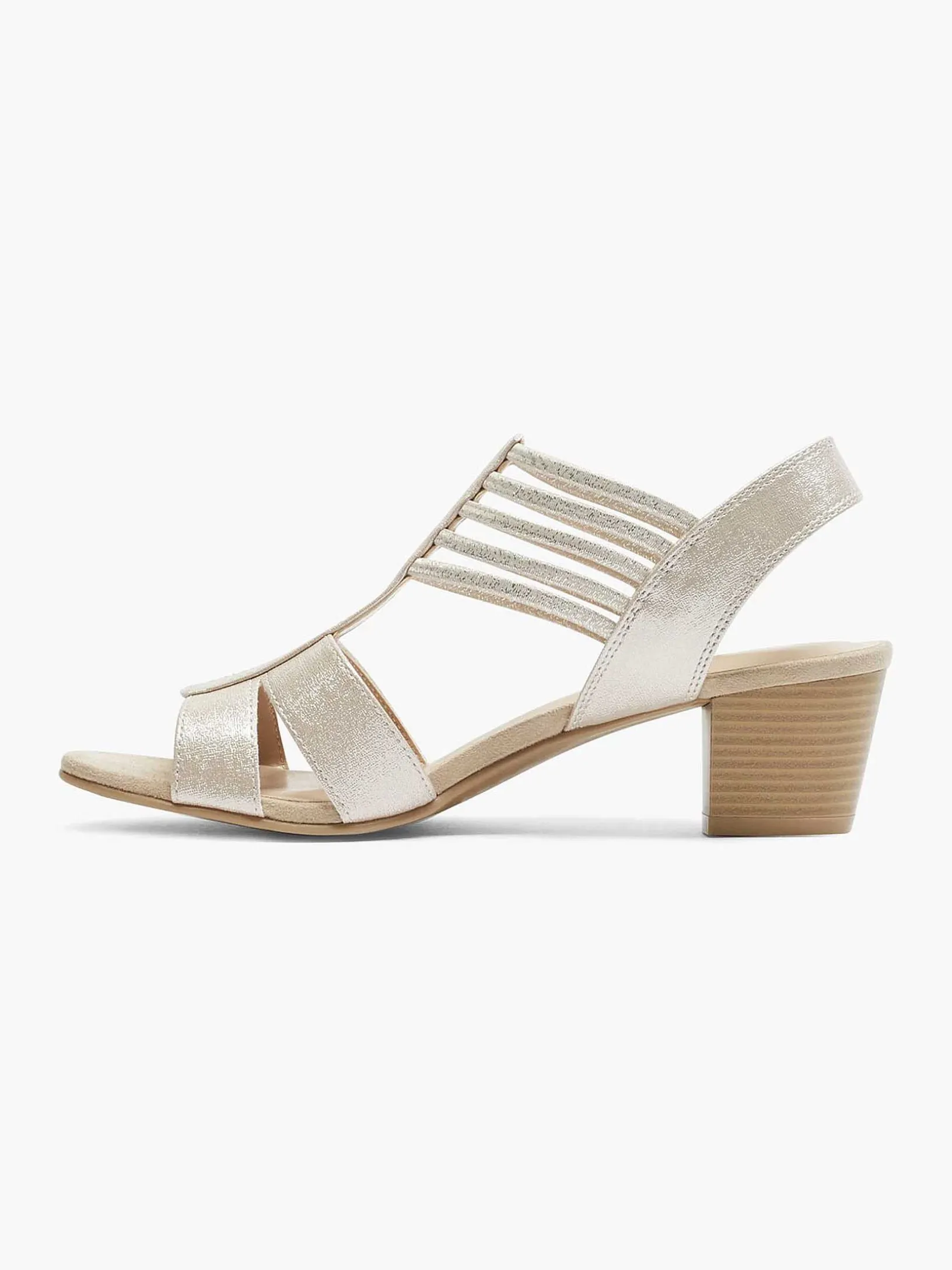 Zilveren Sandalette