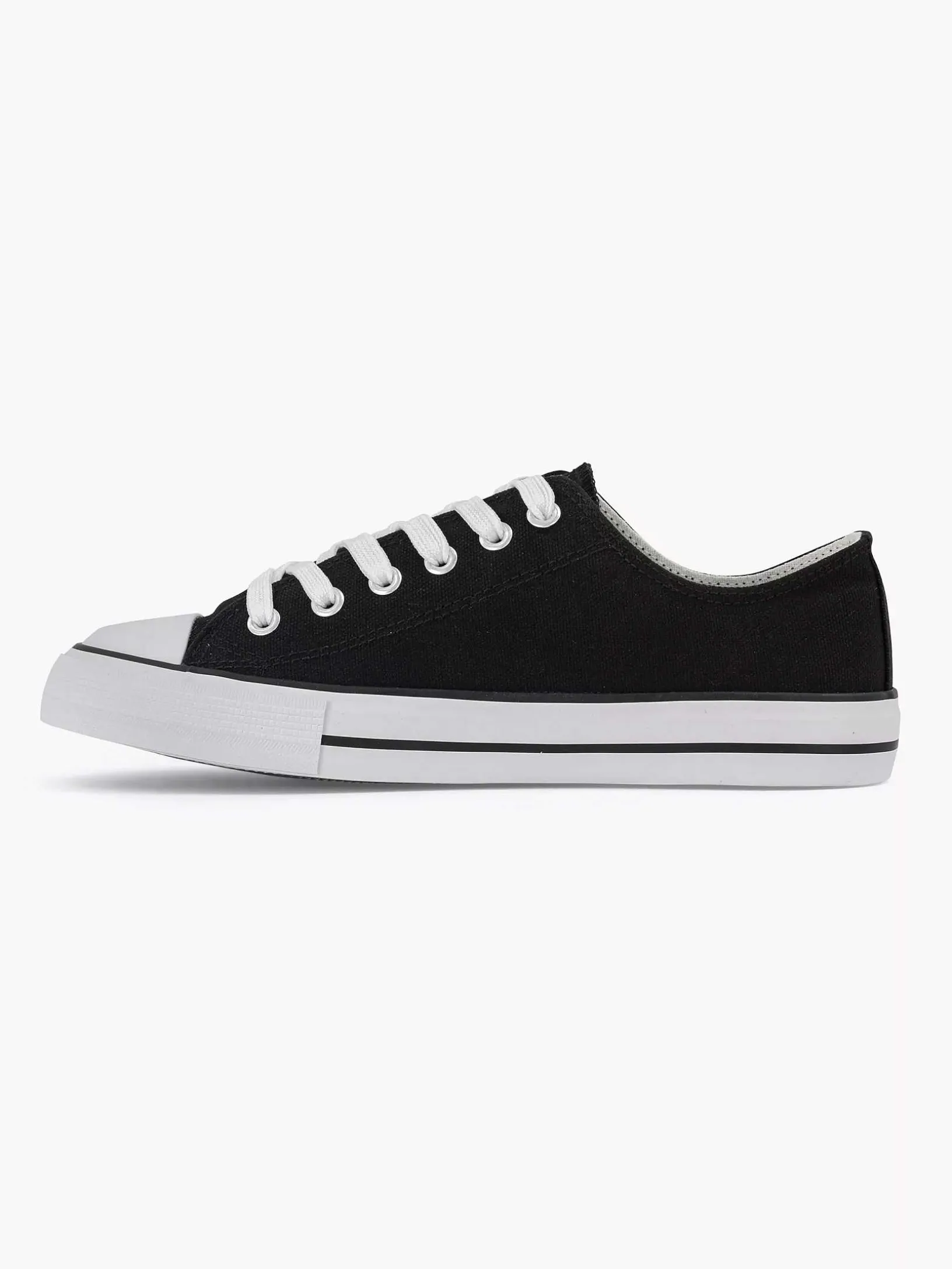 Zwarte Canvas Sneaker