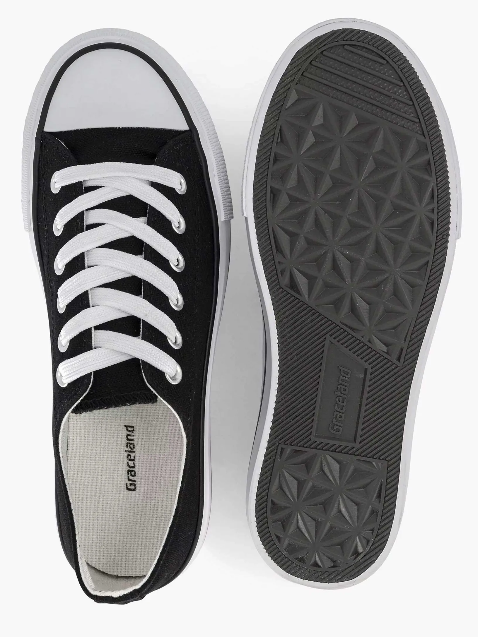 Zwarte Canvas Sneaker