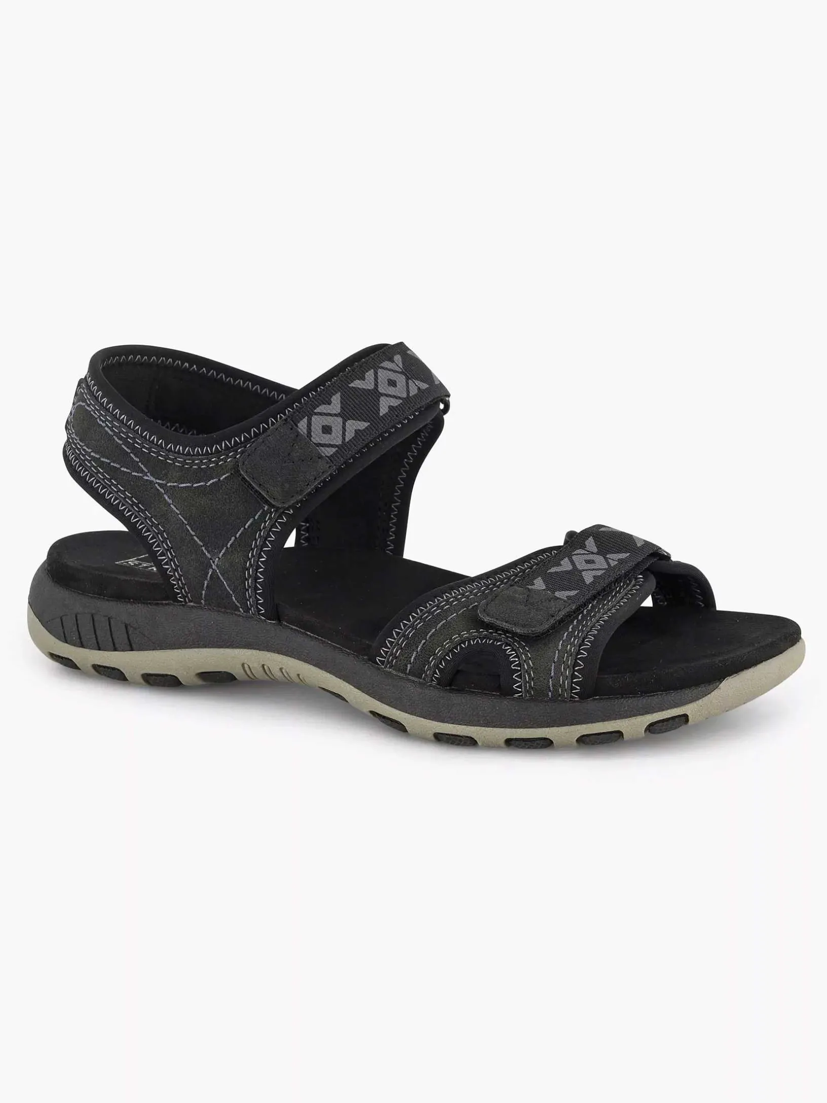 Zwarte Comfort Sandaal