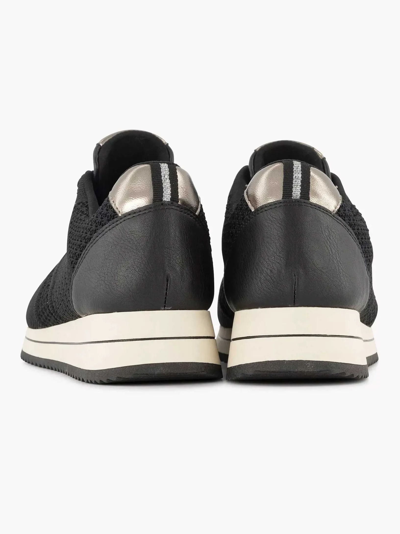 Zwarte Comfort Sneaker Knitted