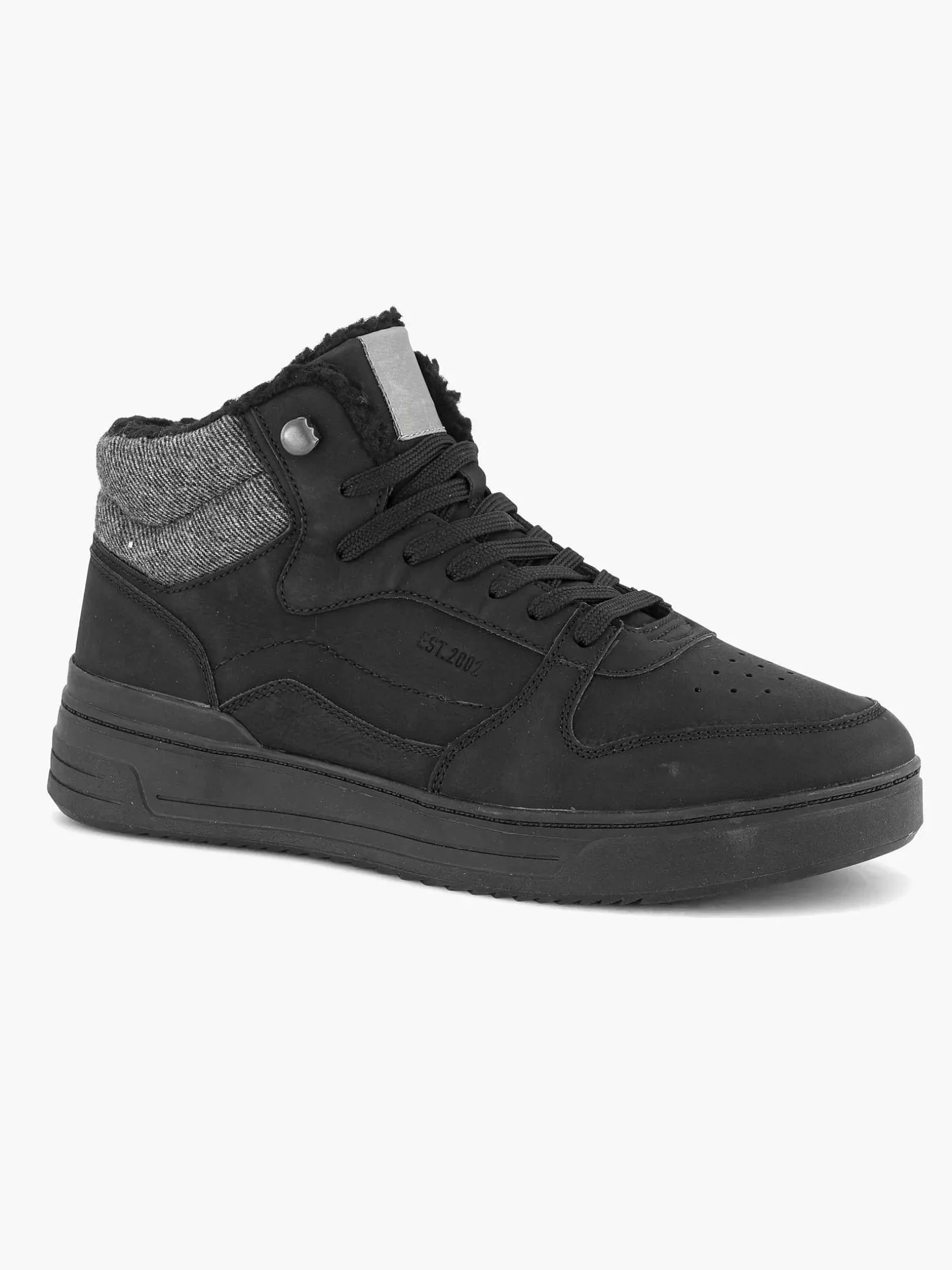 Zwarte Hoge Sneaker