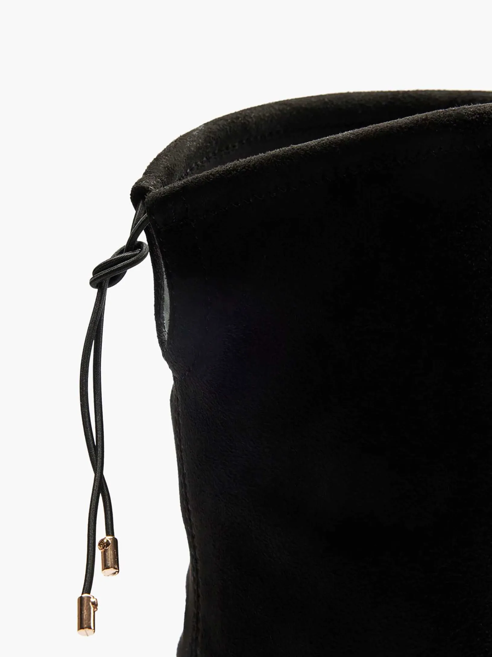 Zwarte Overknee Laars Hak