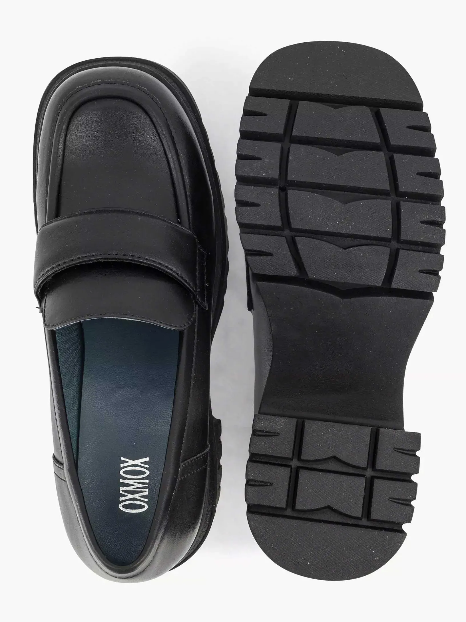 Zwarte Platform Loafer