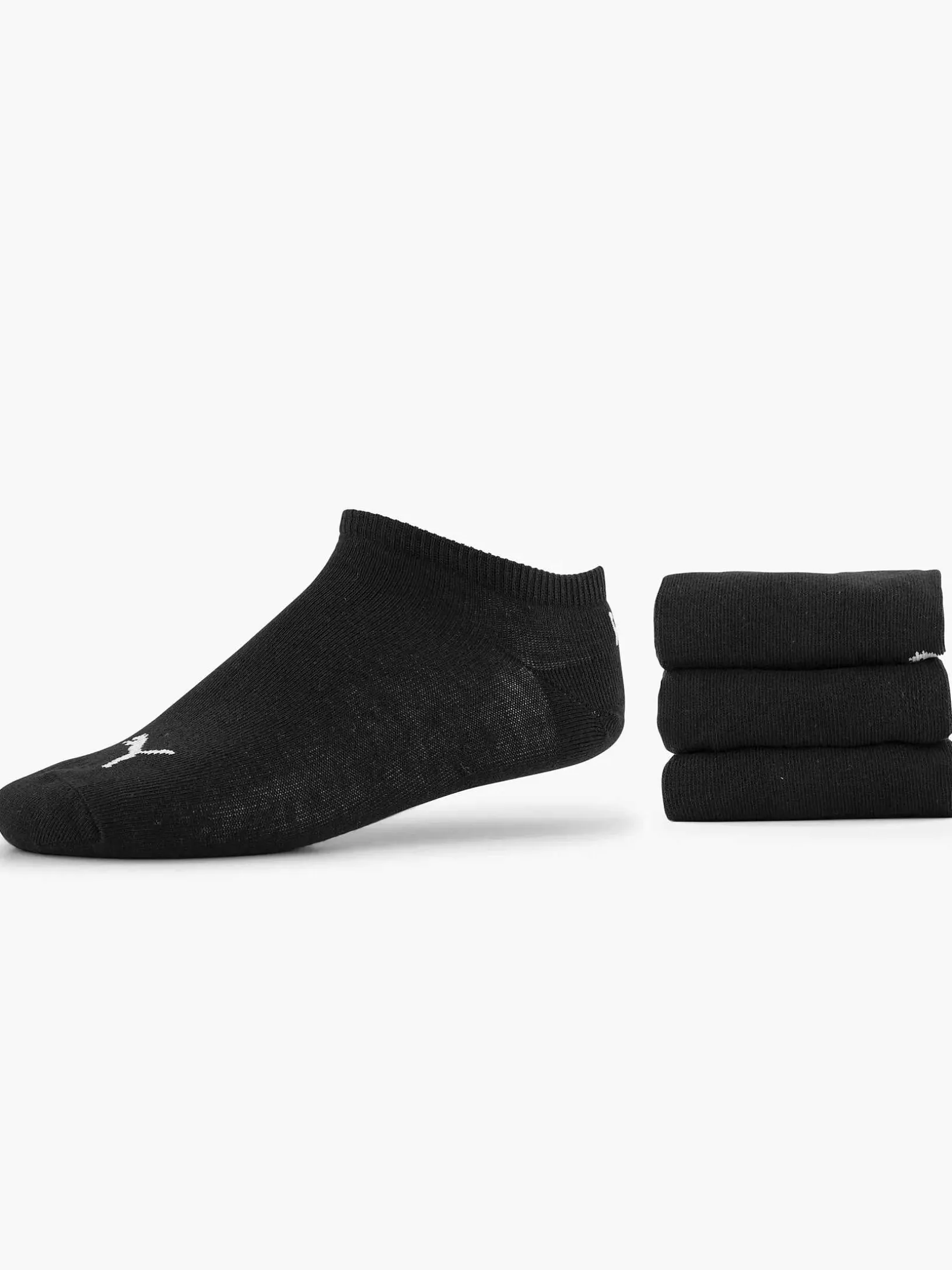 Zwarte Puma Sneaker Plain 3 Pak 35-38