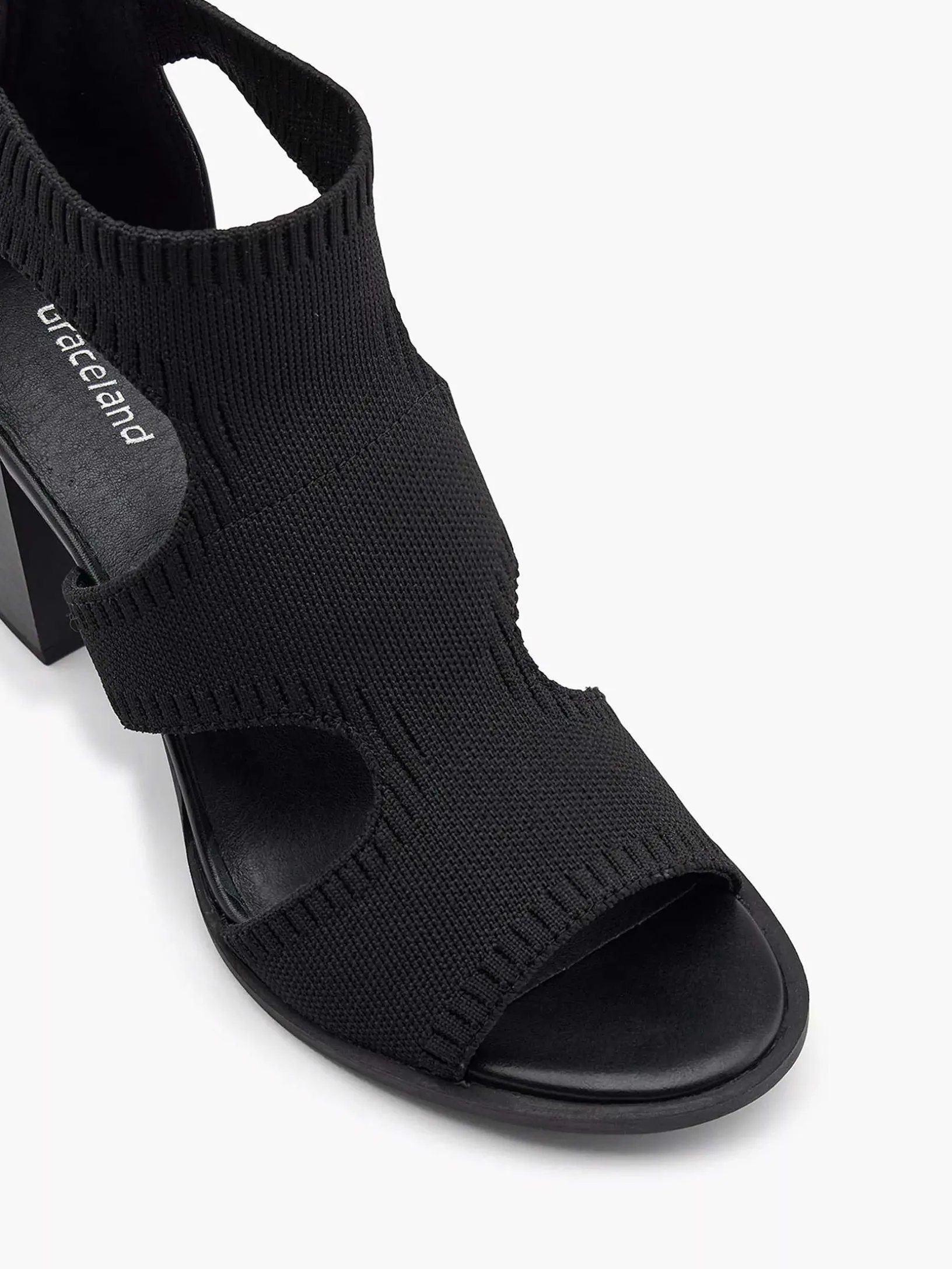 Zwarte Sandalette